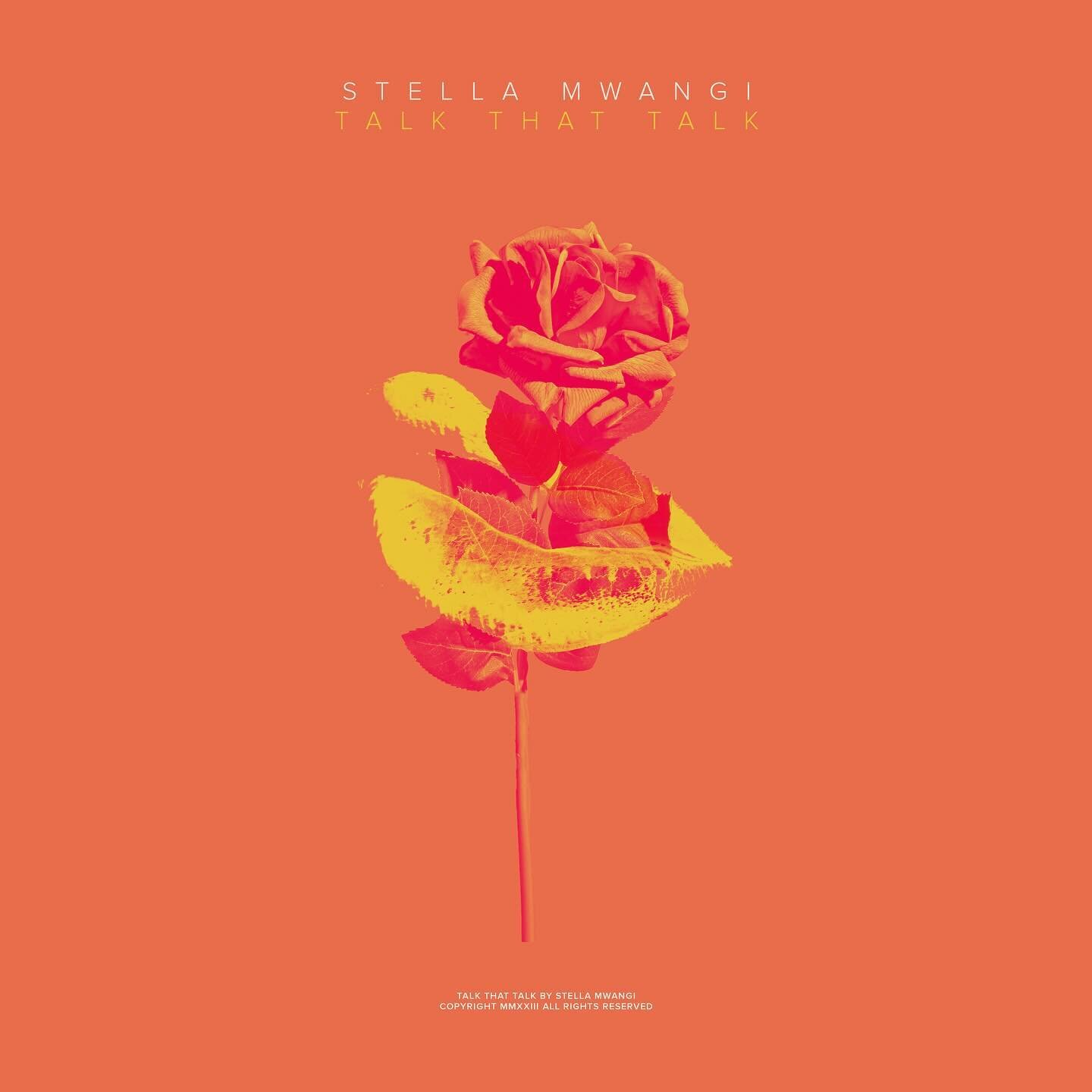 New cover art for &ldquo;Talk That Talk&rdquo; by @stellamwangi &mdash; out now