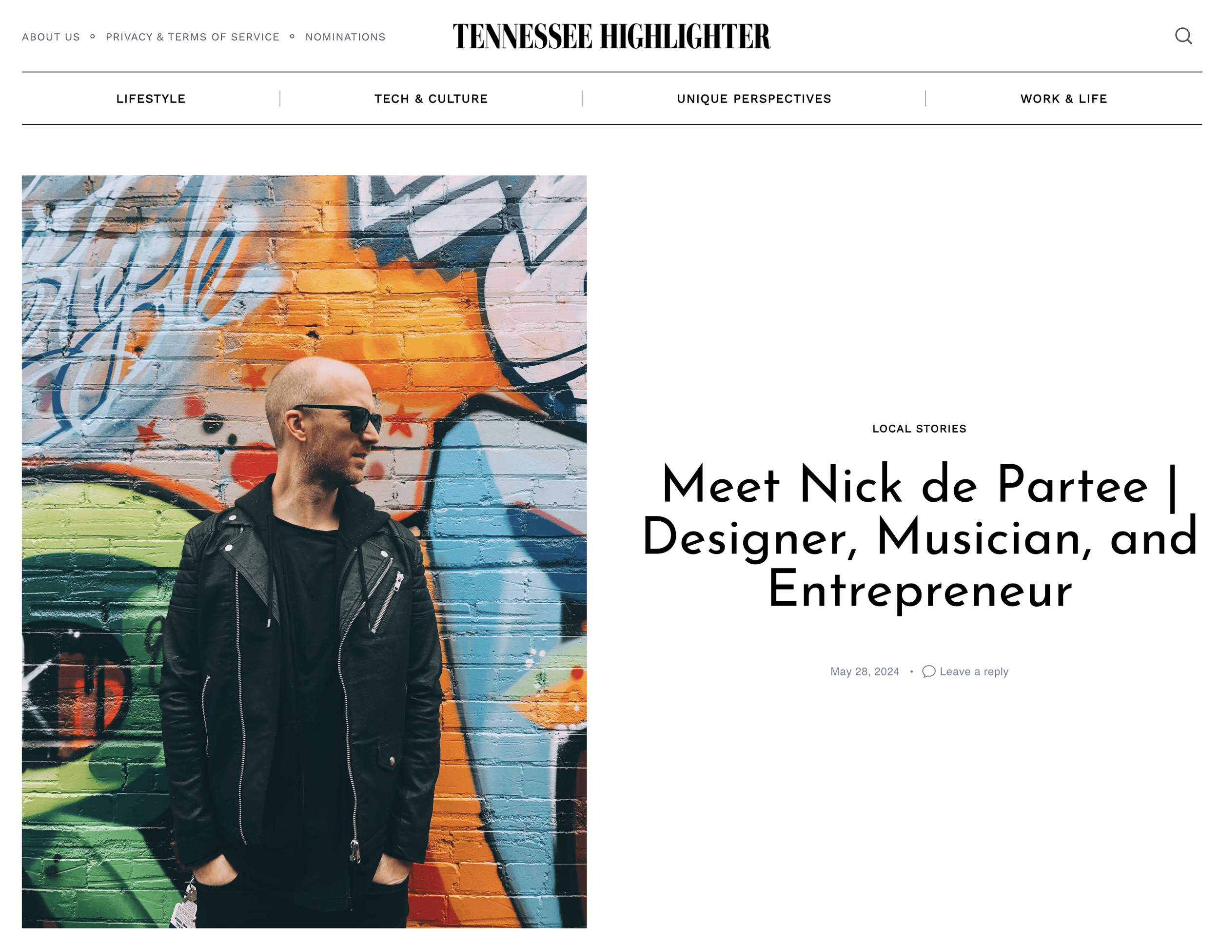 Tennessee Highlighter: Nick de Partee of Equal Seven Creative