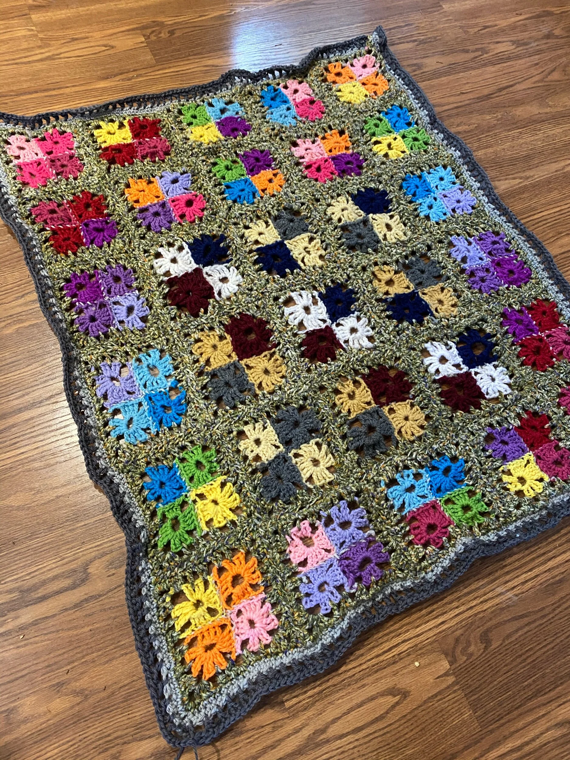 Granny Square Blanket
