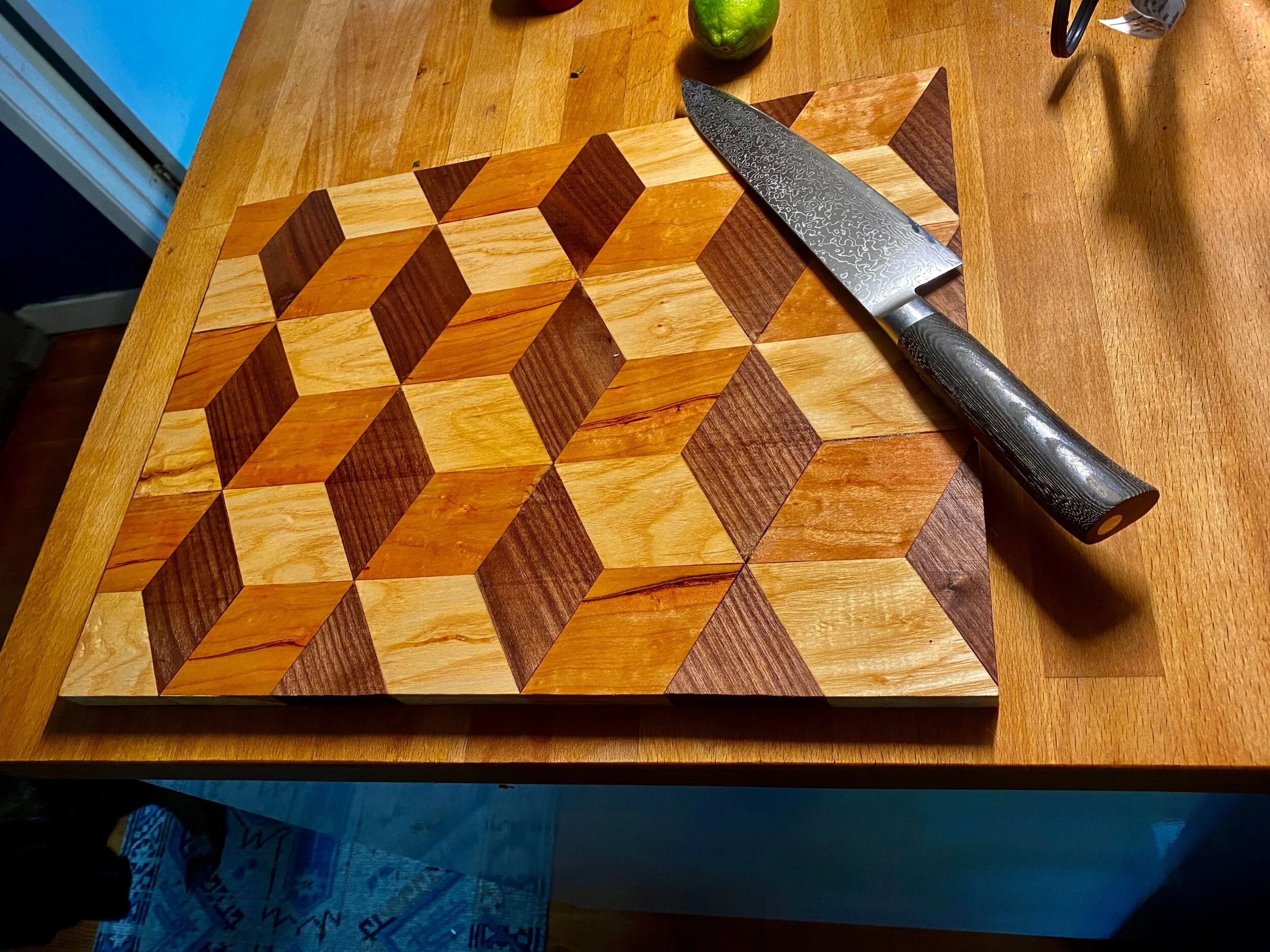 Optical Illusion Cutting Board
