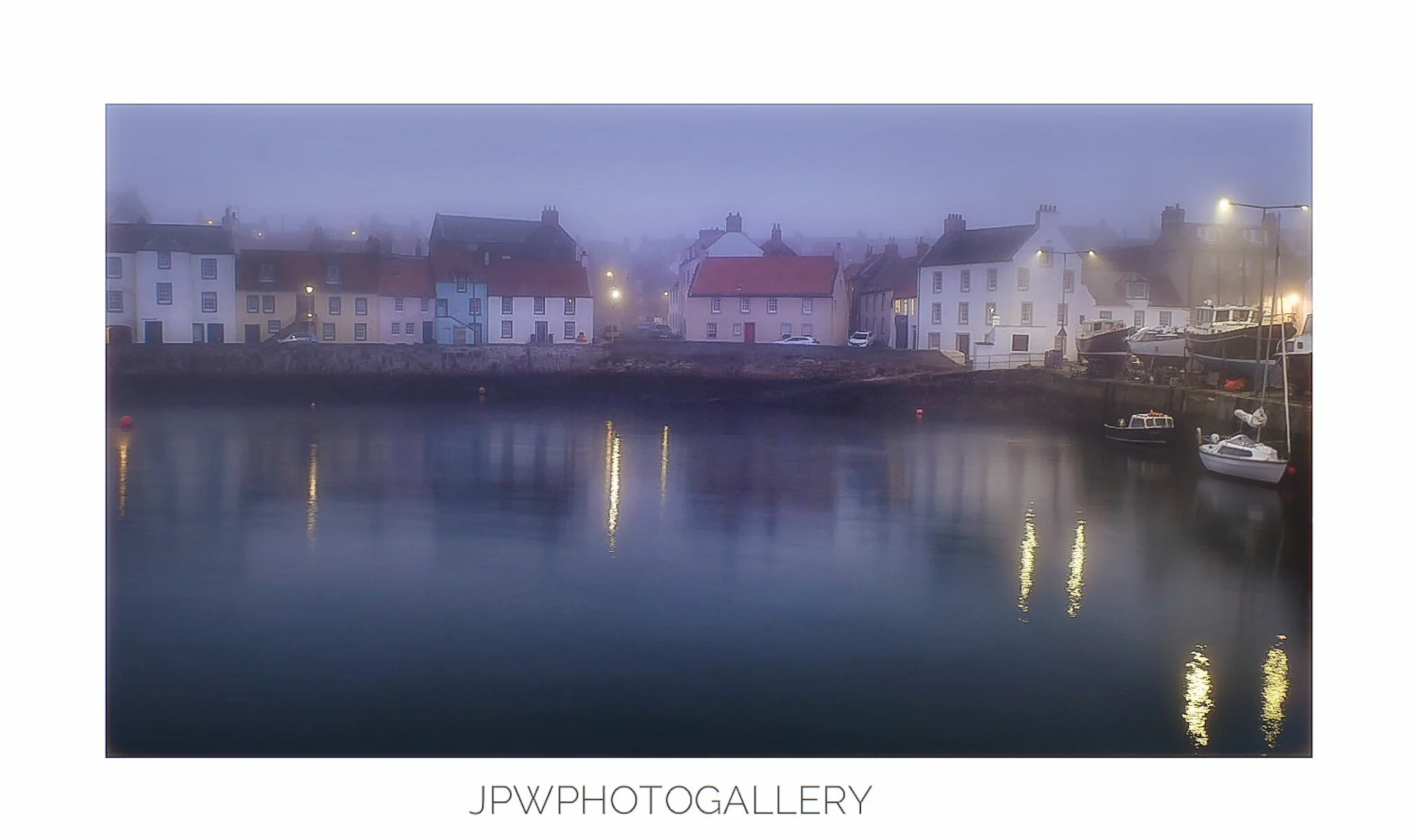 A Foggy Evening at St Monans Harbour