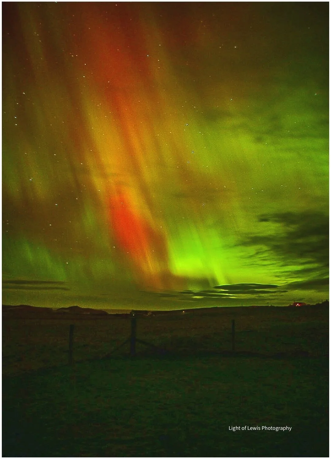 Aurora Across the Machair