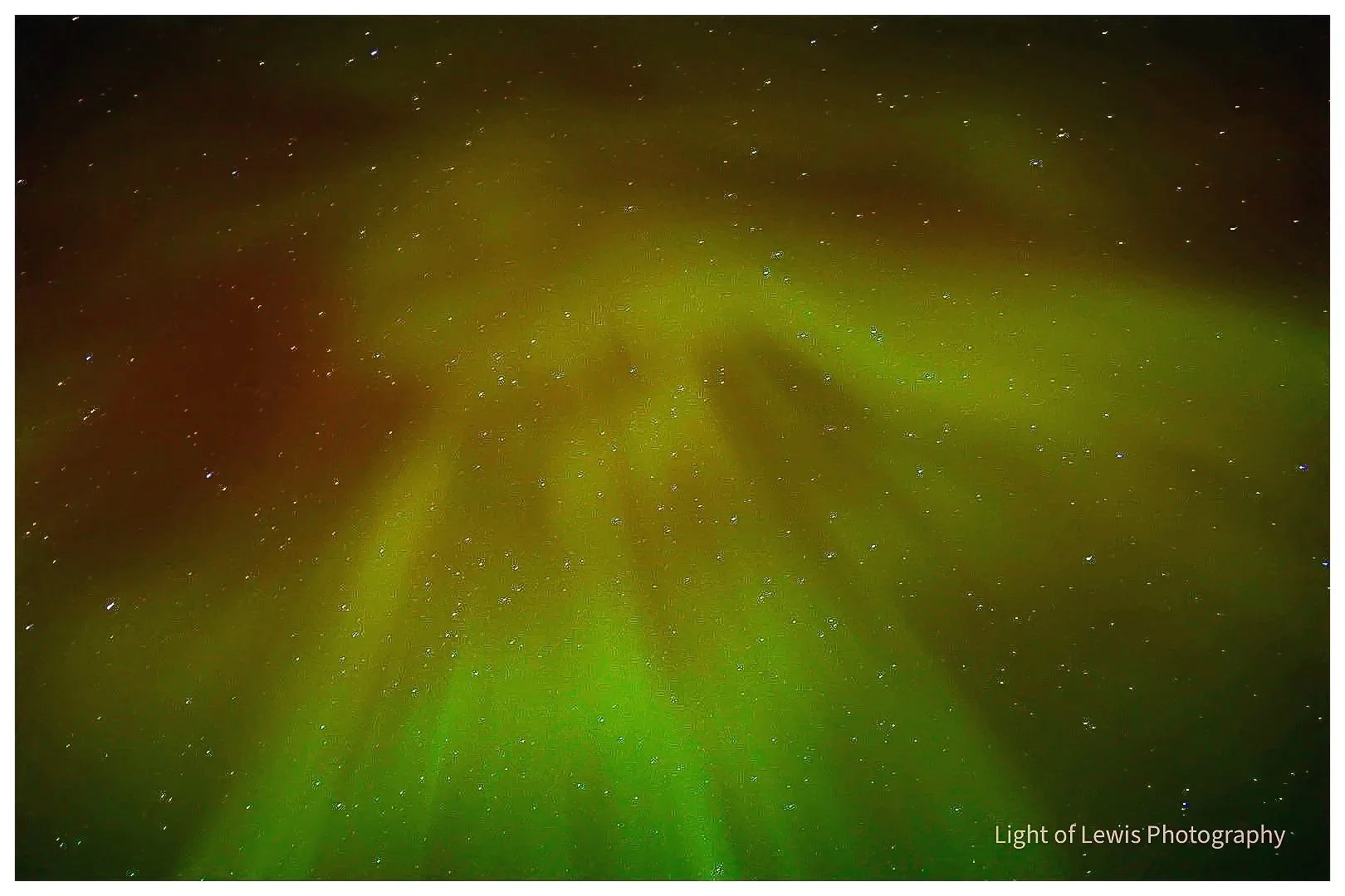 The Night Sky above the Isle of Lewis (Solar Flare).