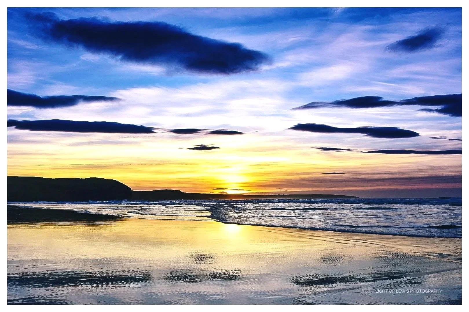 Winter Sunset, Eoropie Beach