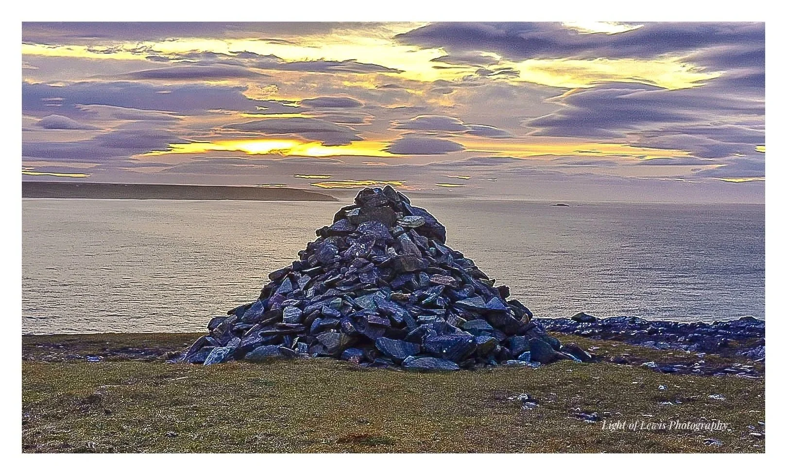 The Cairn overlooking Eoropie ( Winter Solstice 2025).