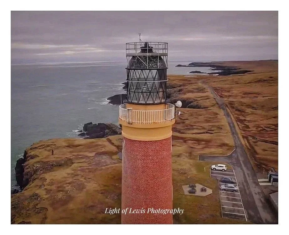 View from the top of the Butt of Ness Lighthouse 