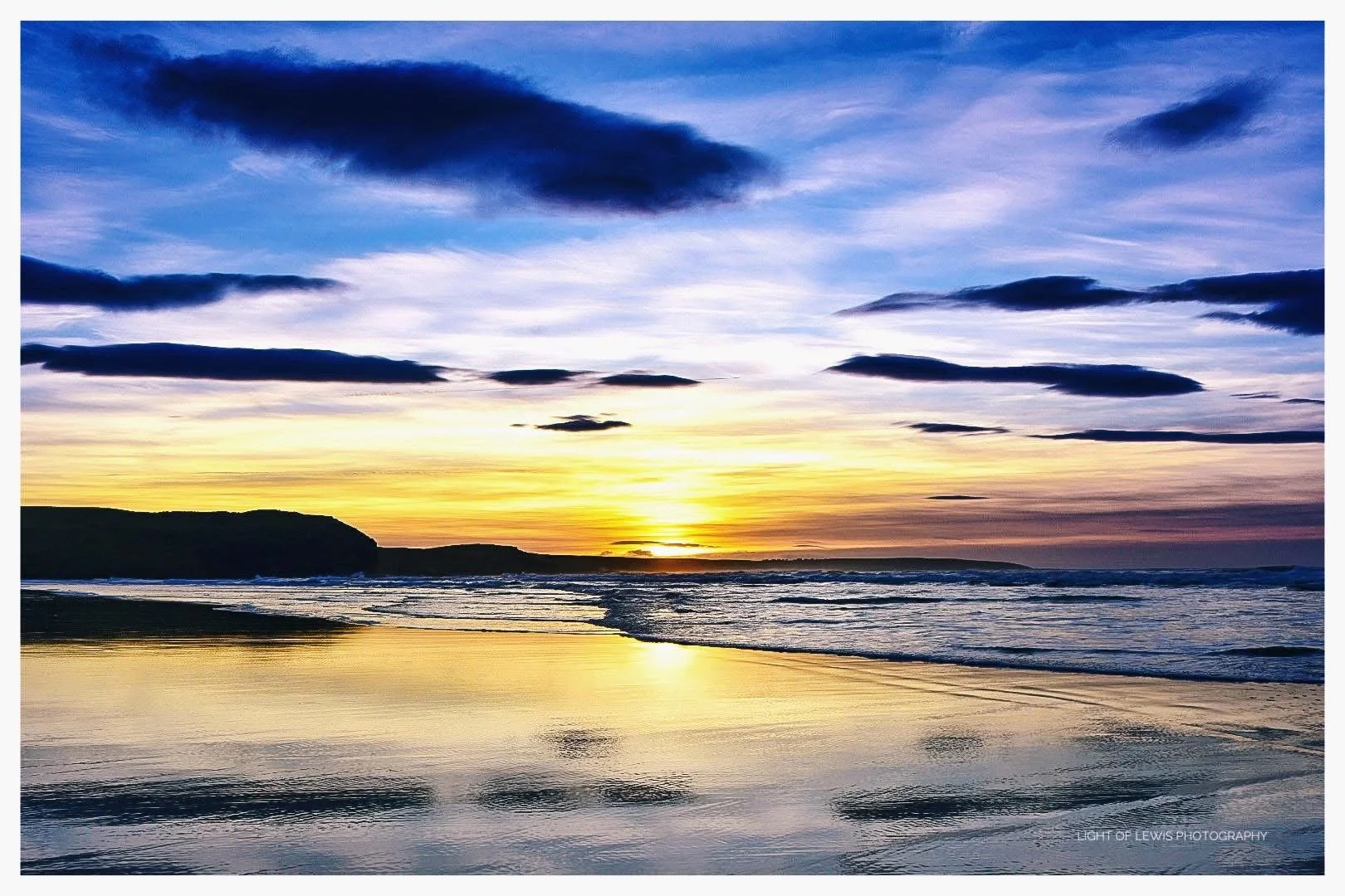 Winter Sunset, Eoropie Beach