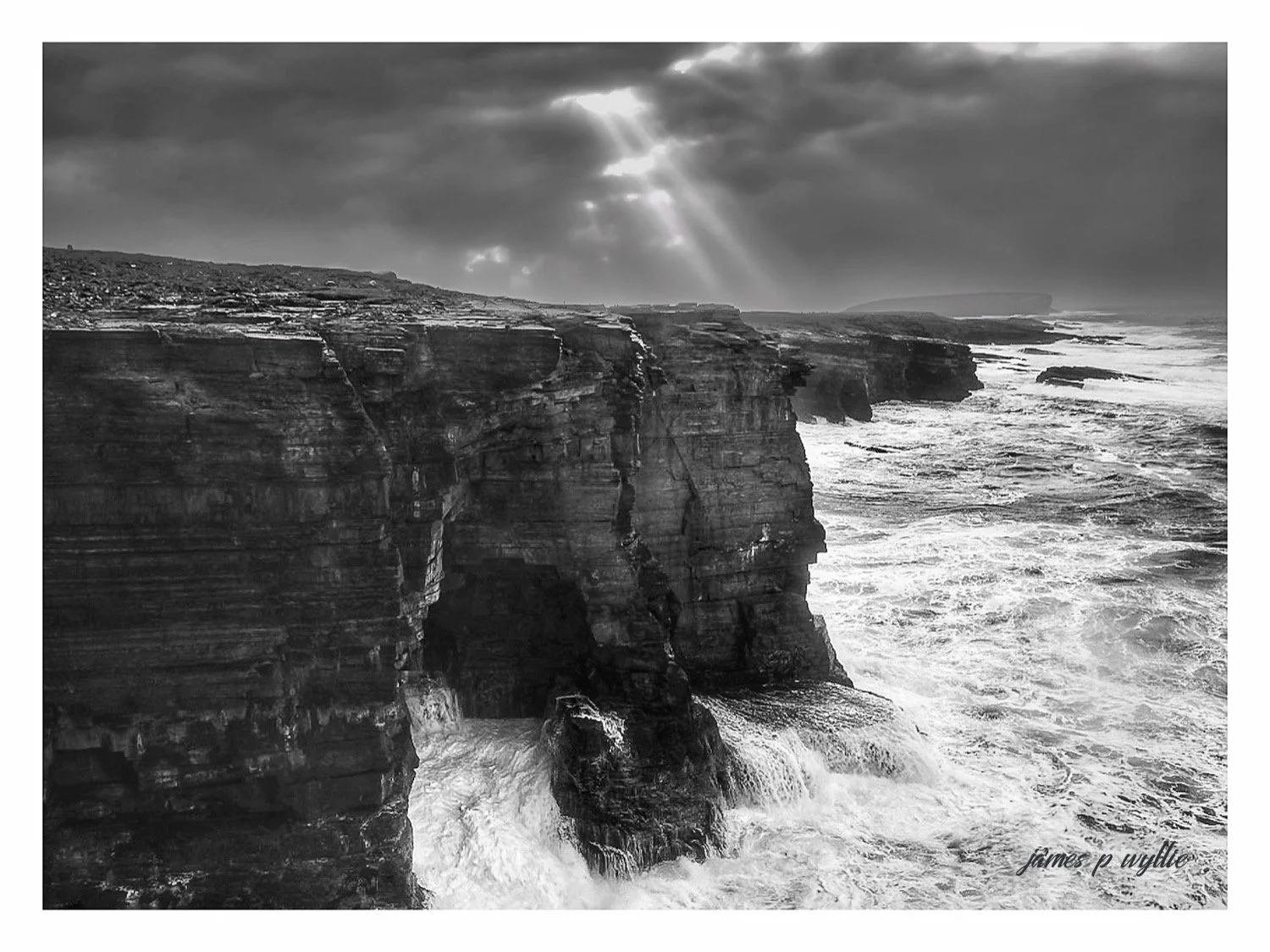 Birsay Coastline (B&W Edition)