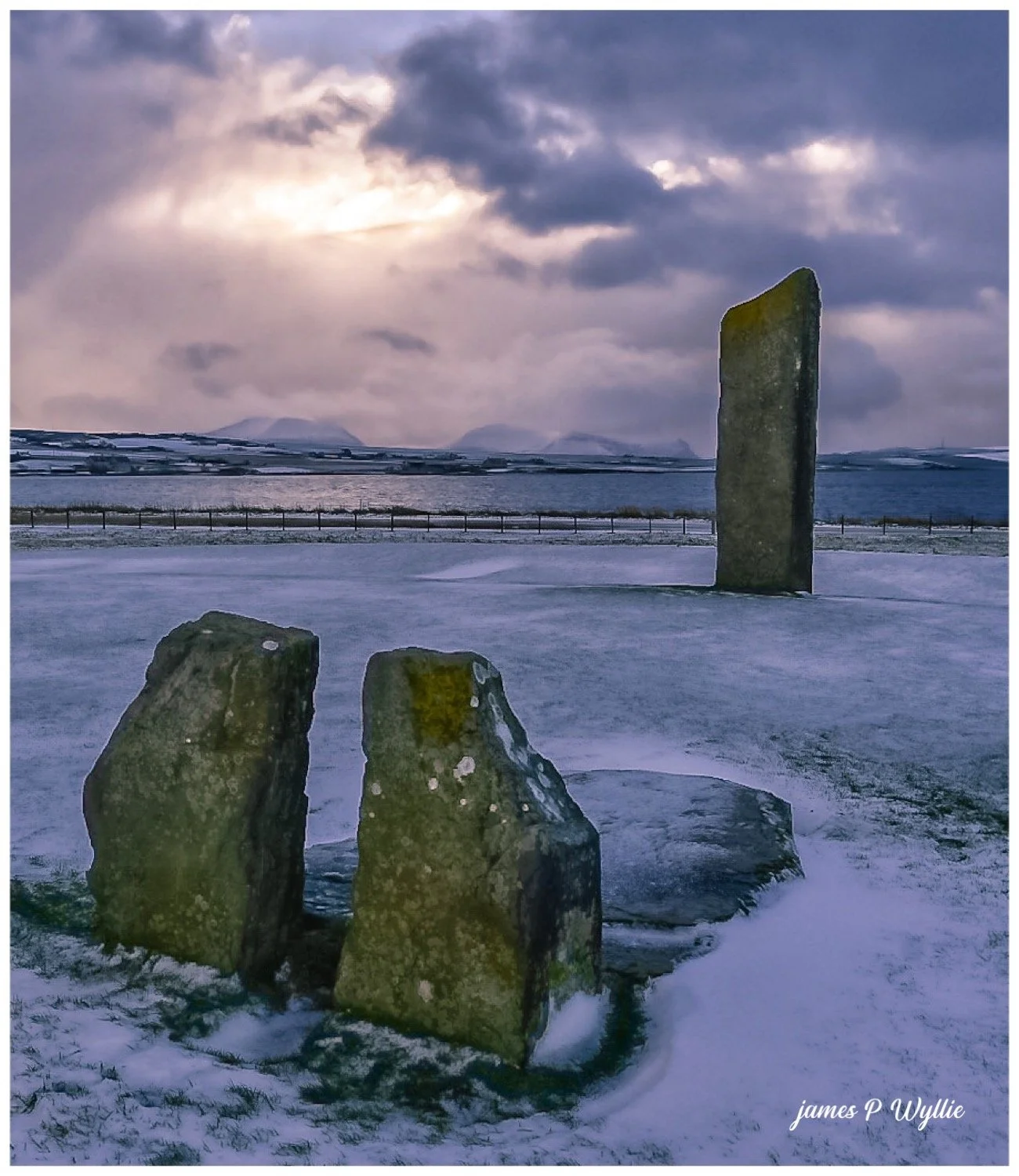 Standing Stones of Stenness : The Midst of Winter