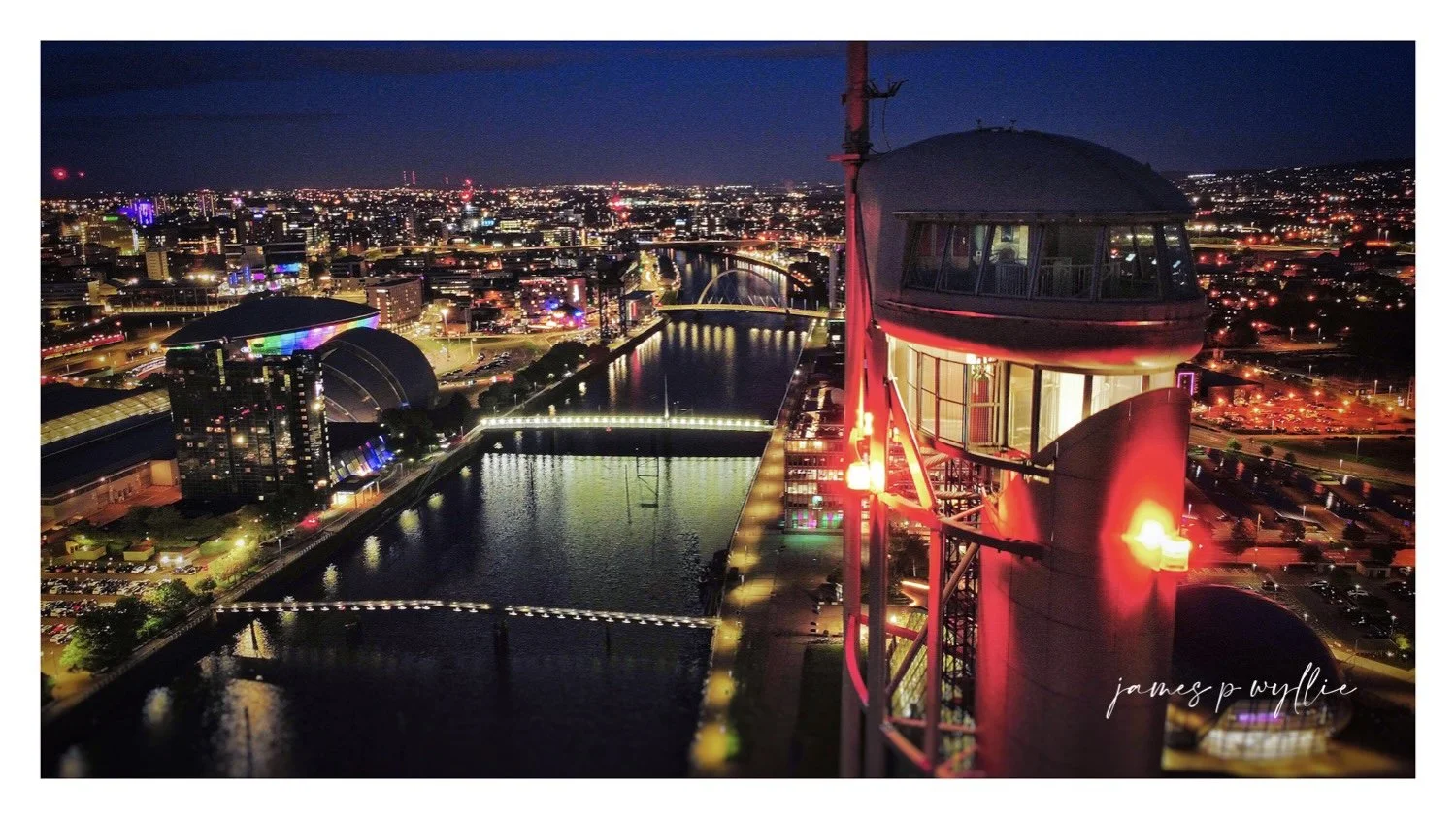 DR - 03 - The River Clyde Glasgow (Glasgow Tower View).