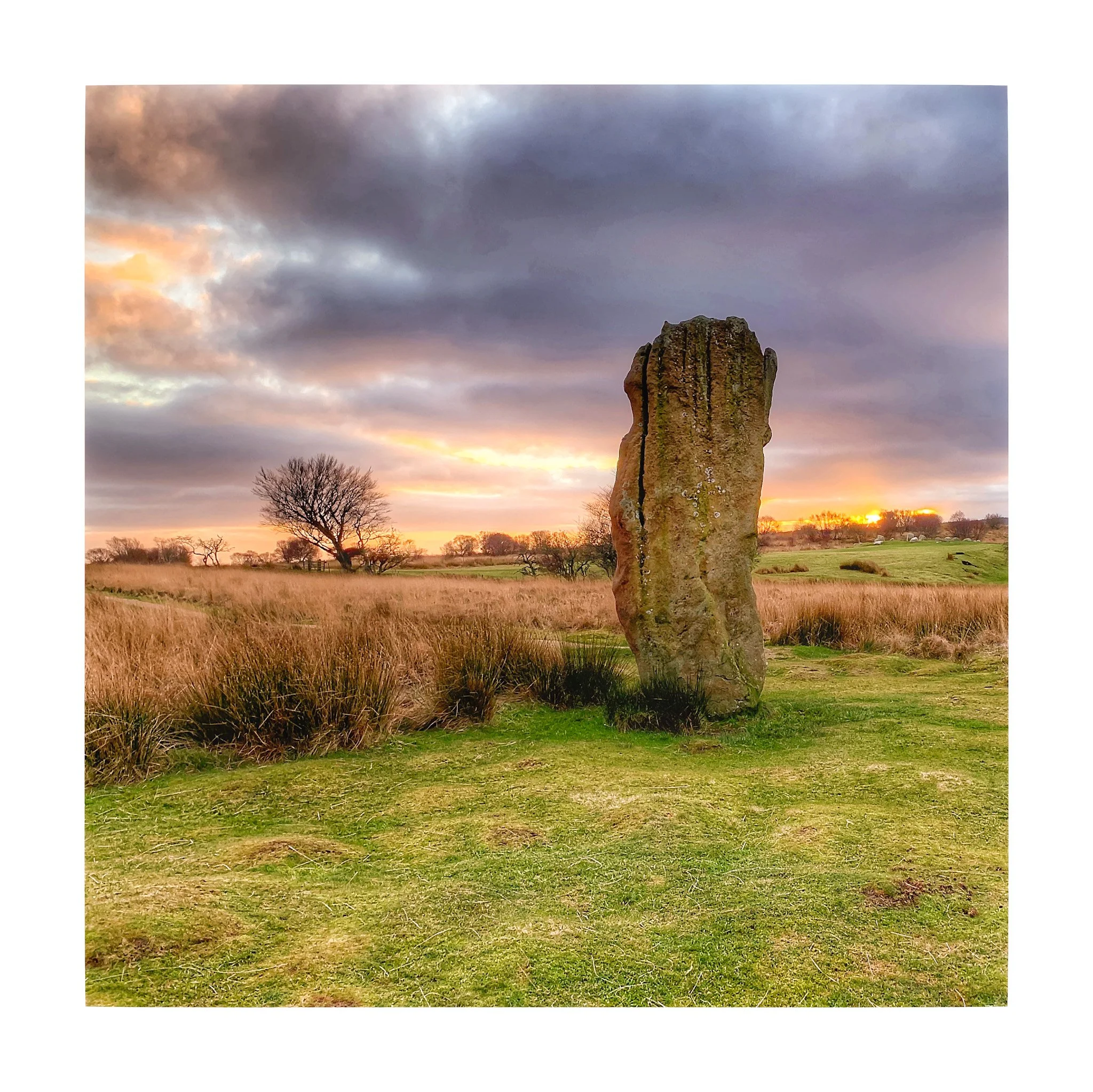 AR-17 : Machrie Standing Stone (Sunset)