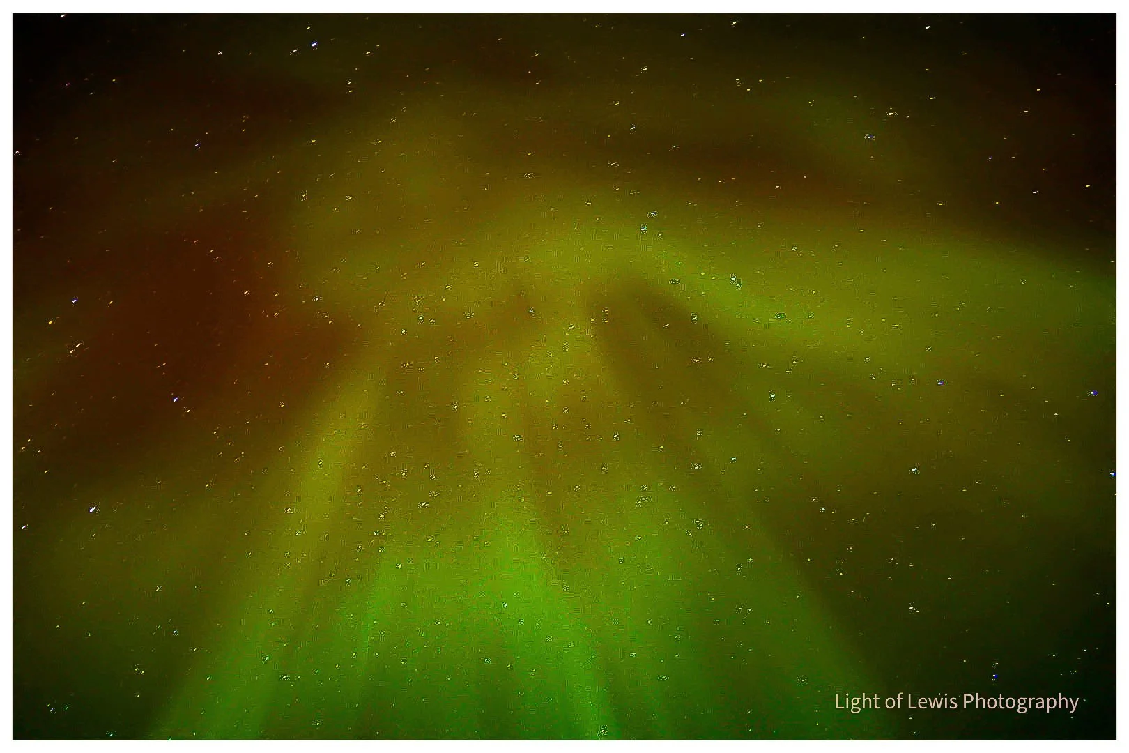 The Night Sky above the Isle of Lewis (Solar Flare).