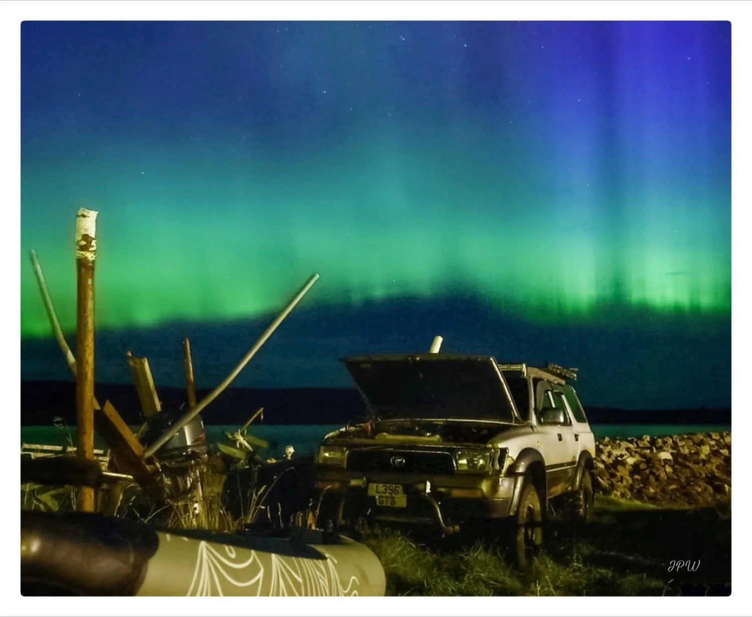 Northern Lights, Longhope Pier