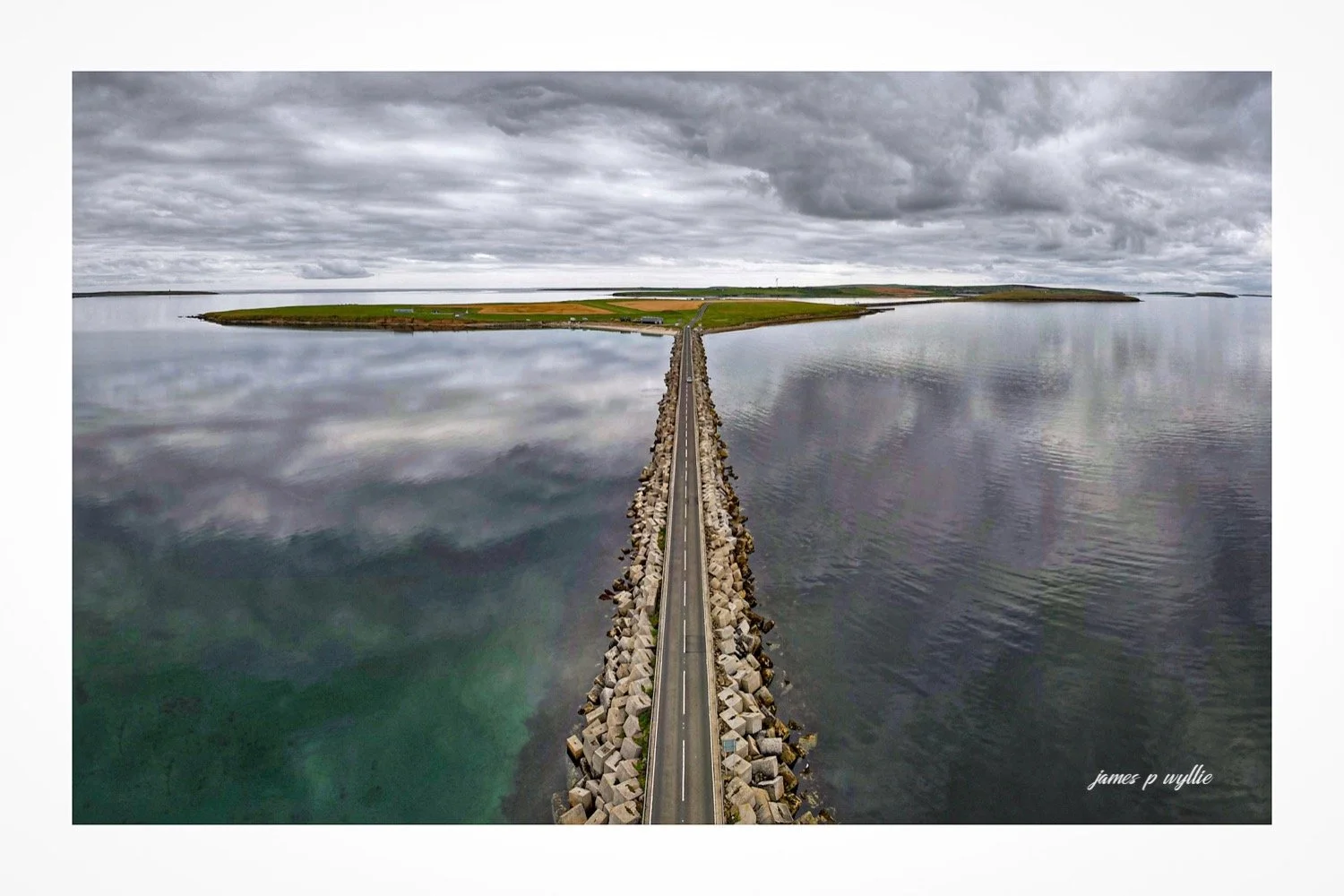 The Churchill Barrier (Drone Photo)