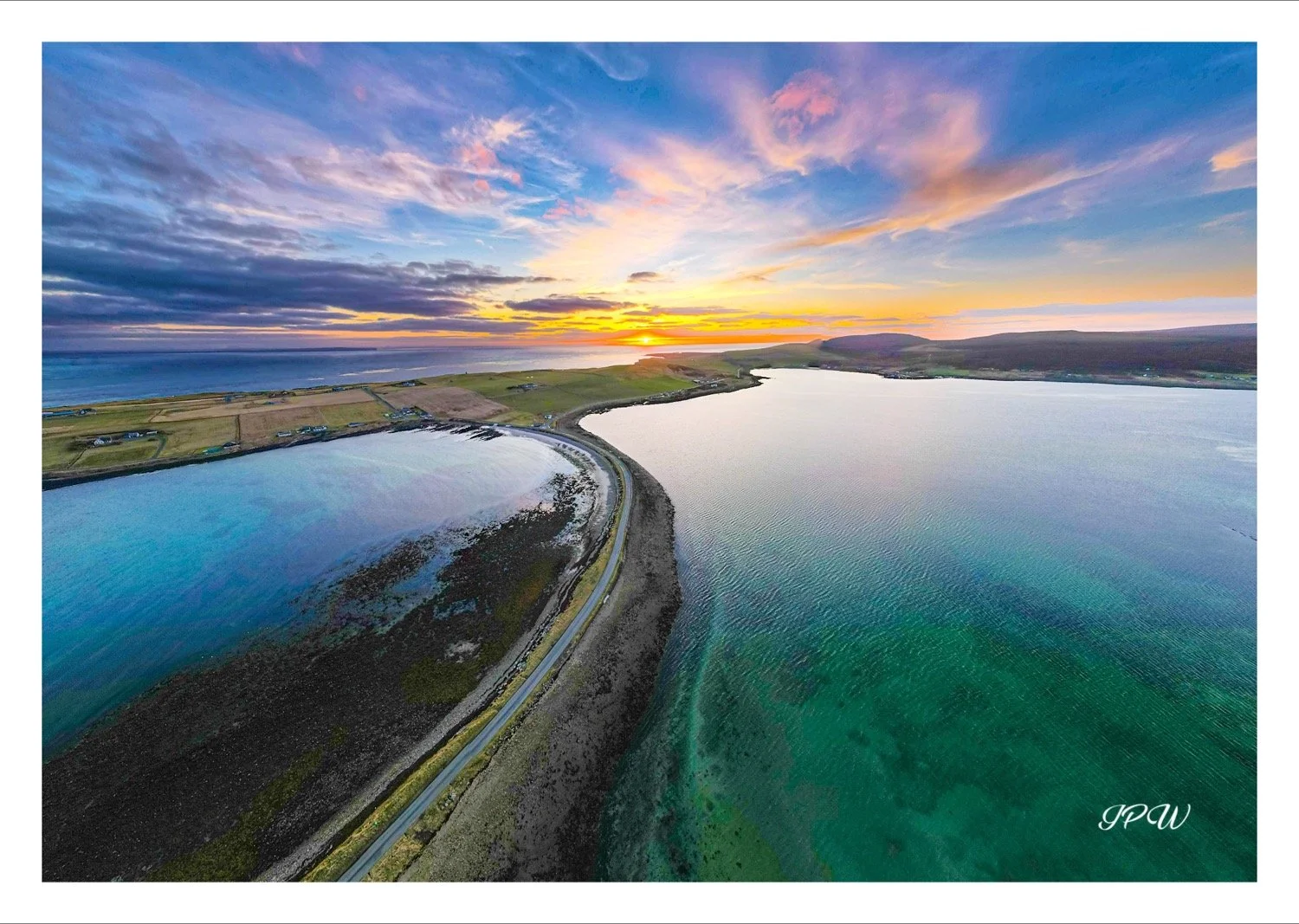 The Ayre Causeway Sunset