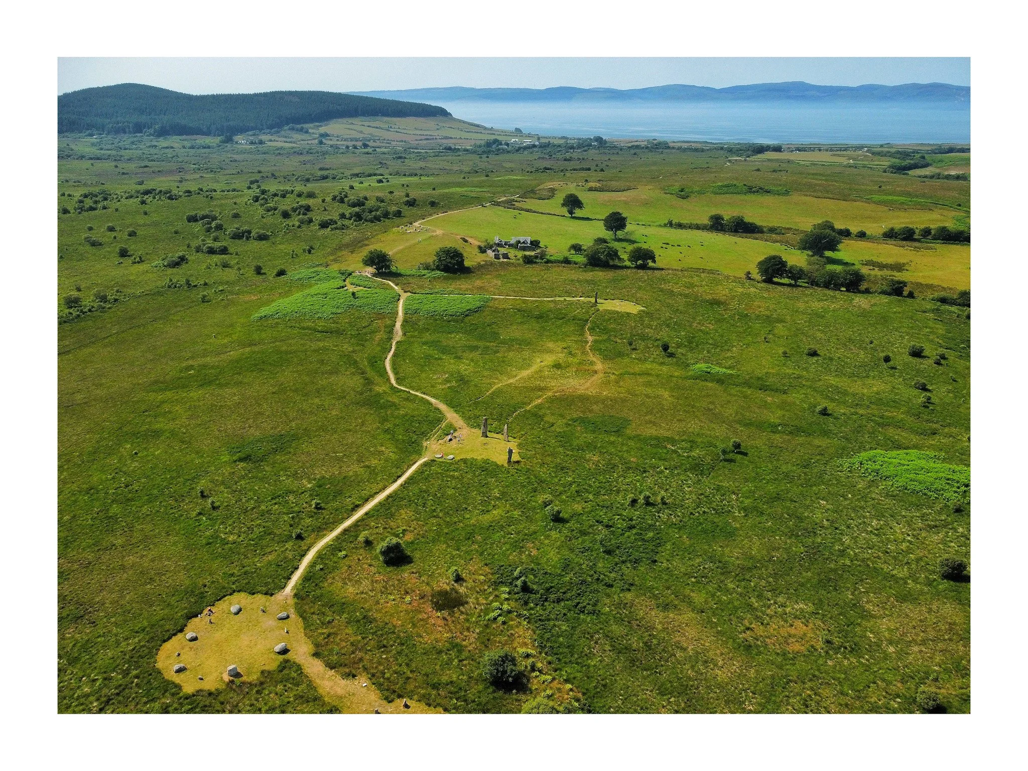 AR-39 : Machrie Moor Stone Circles ( Drone Photo)