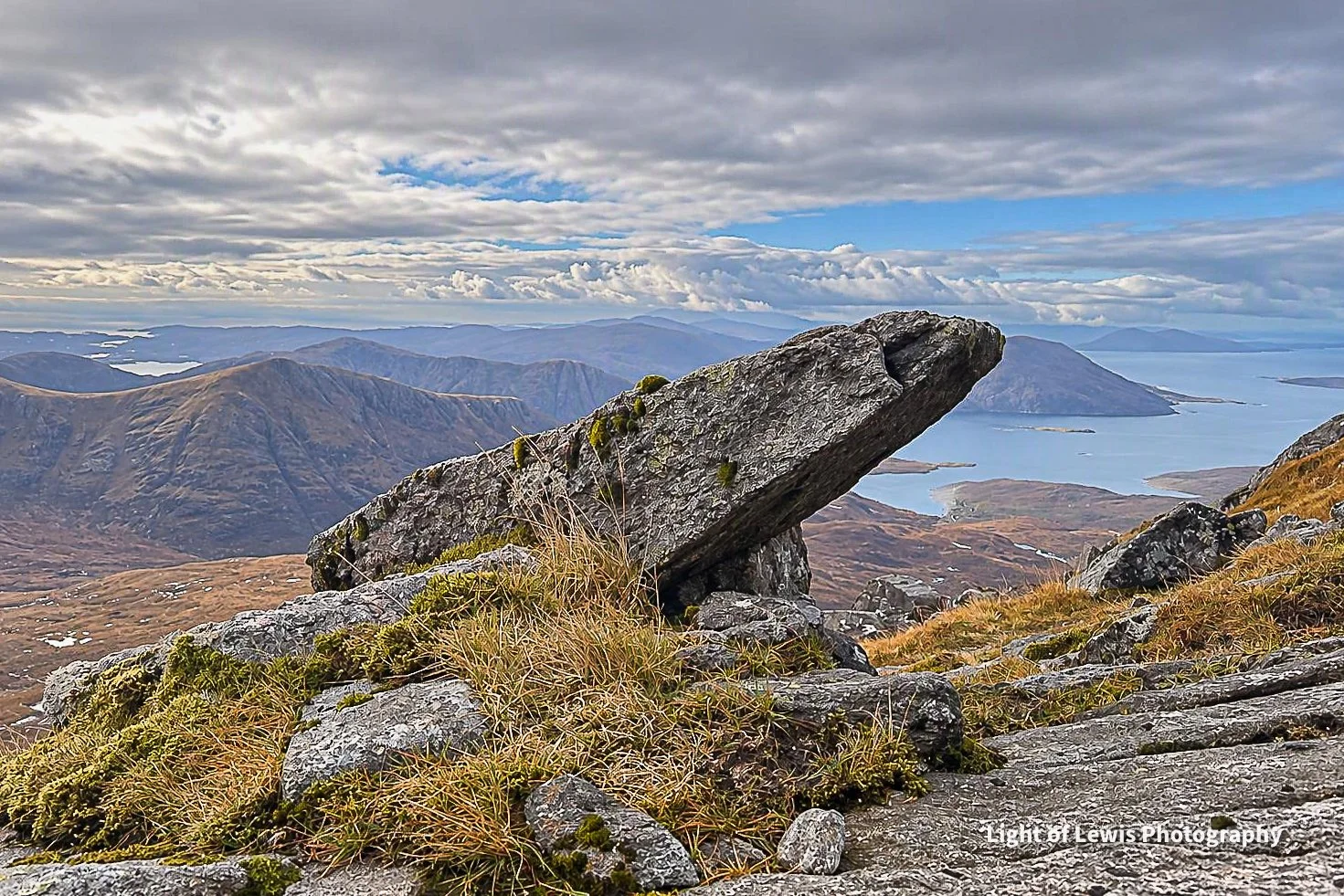View over Harris from An Cliseam