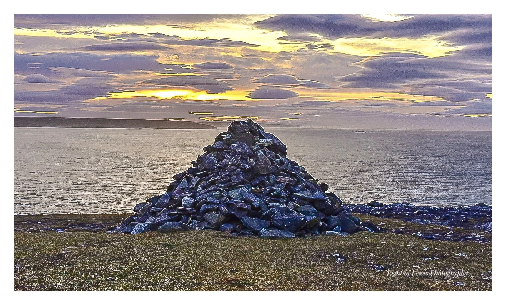 The Cairn overlooking Eoropie ( Winter Solstice 2025).