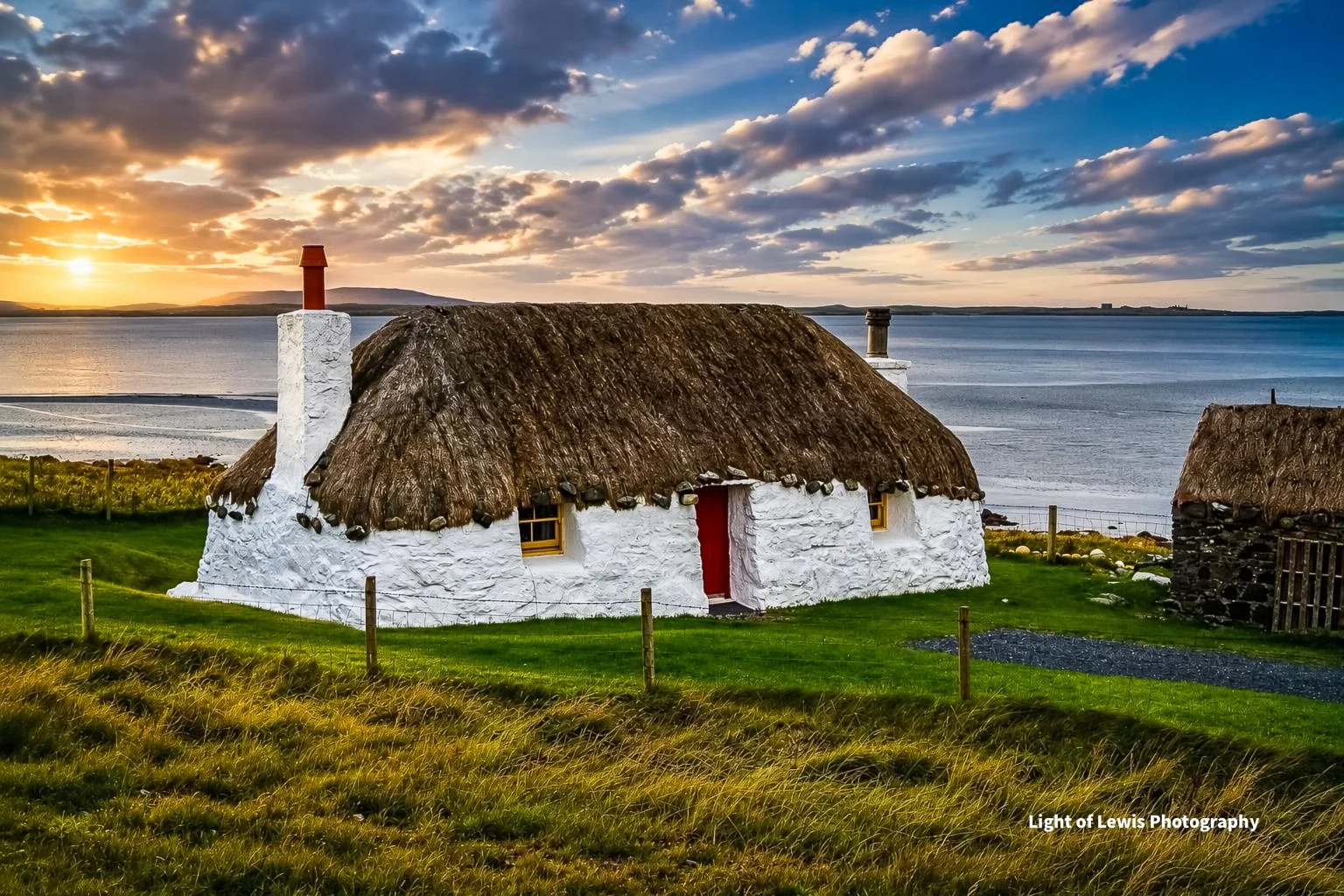 An Old Traditional Blackhouse, Uist