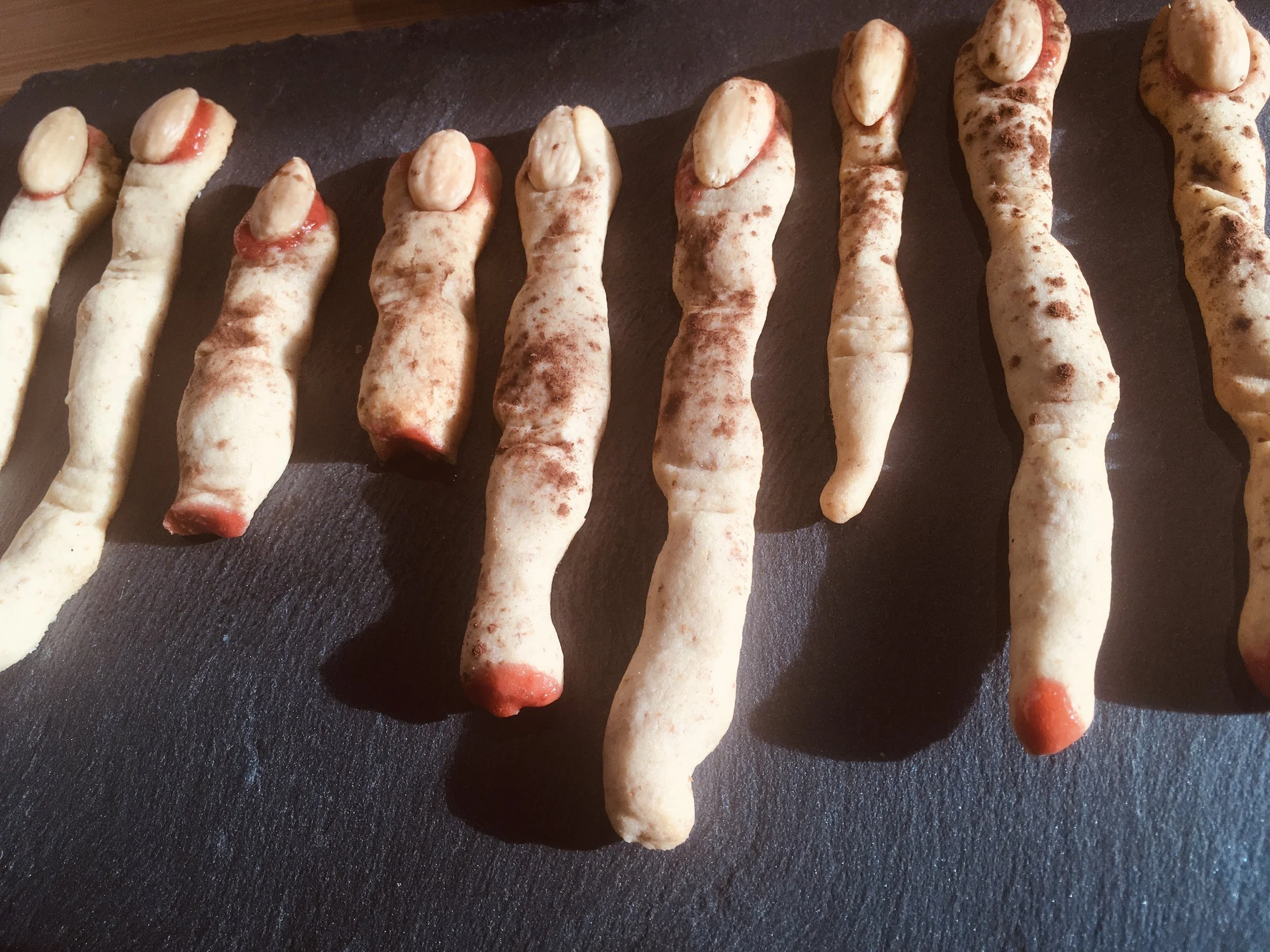 Witches Finger and Fruity Eyeballs