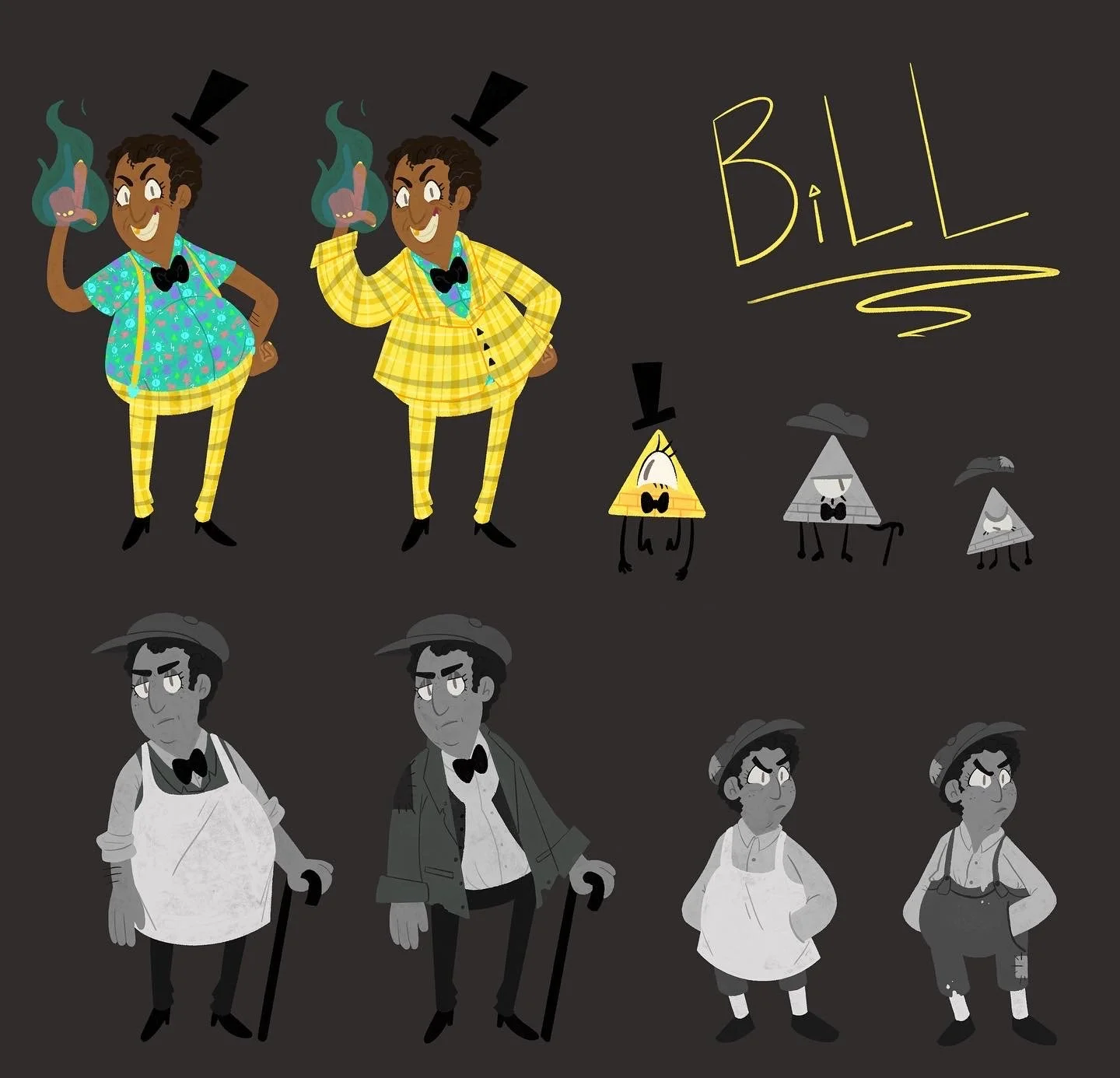 Flatland-Inspired Bill Cipher Vis Dev-- Part 1, 2022