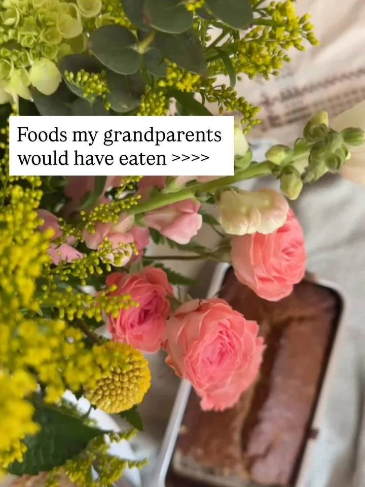 They ate real food&hellip;unprocessed milk, naturally leavened breads, wild game, eggs, seasonal produce, real salt. 🥛🥩🥦🥖🍳🧂 

When we opted for convenience over quality, we lost so much. We lost the joy of cooking, the patience real food requir