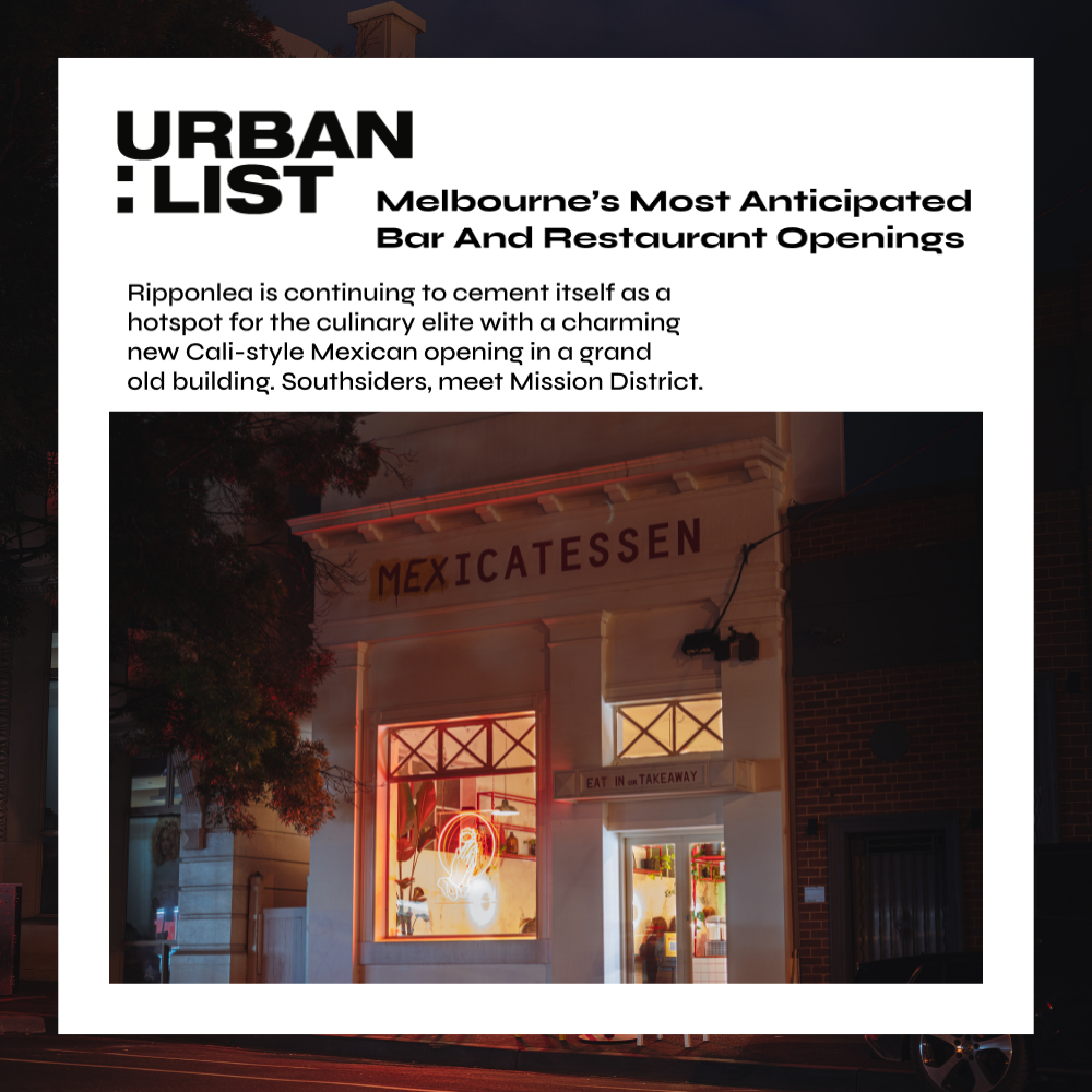 Urban List - Melbourne's Most Anticipated Bar and Restaurant Openings