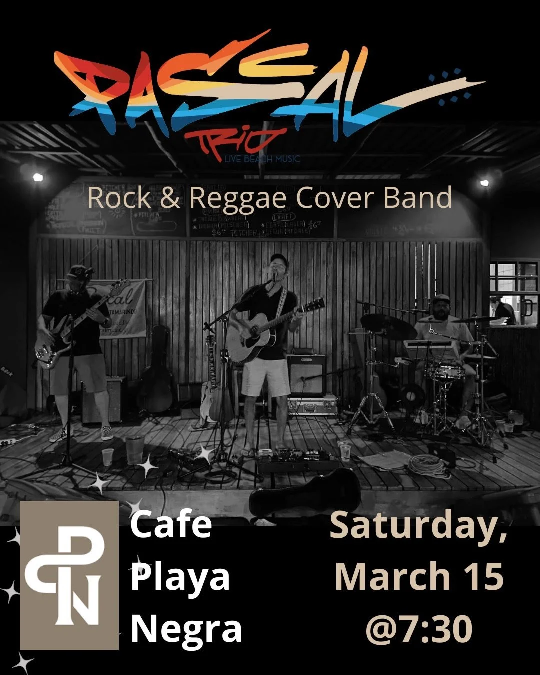 So excited to play with the band for our friends and neighbors this Saturday at the Cafe PN!