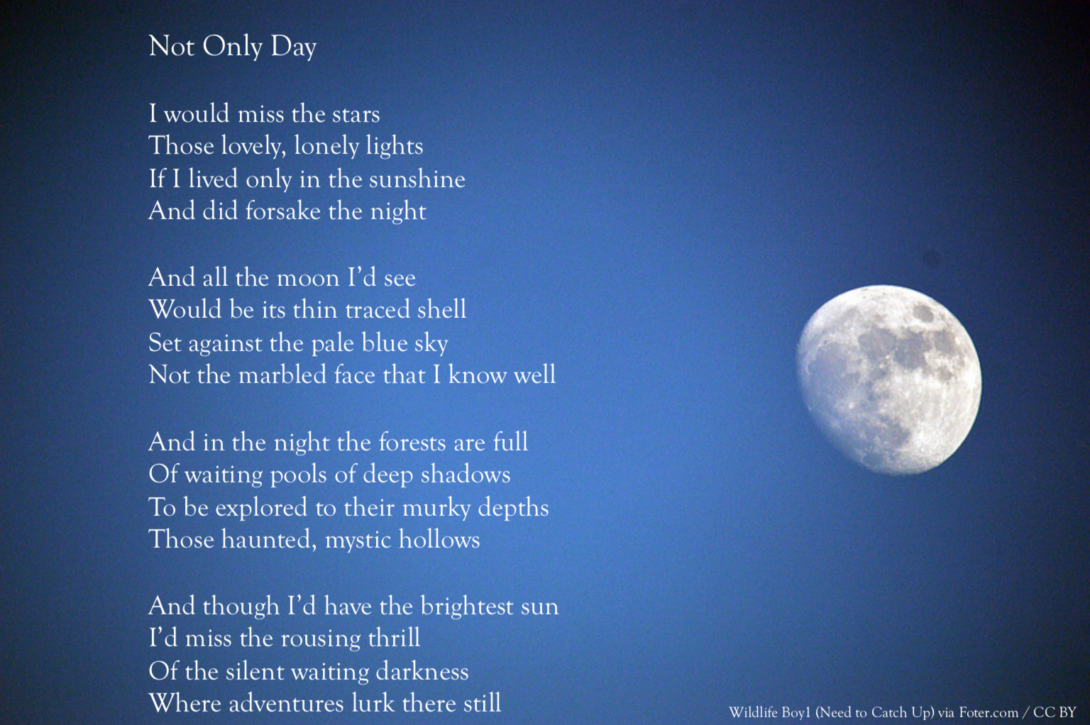 Not Only Day - A Poem