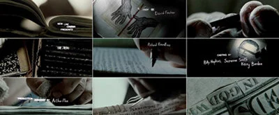 The now legendary opening sequence to Se7en.