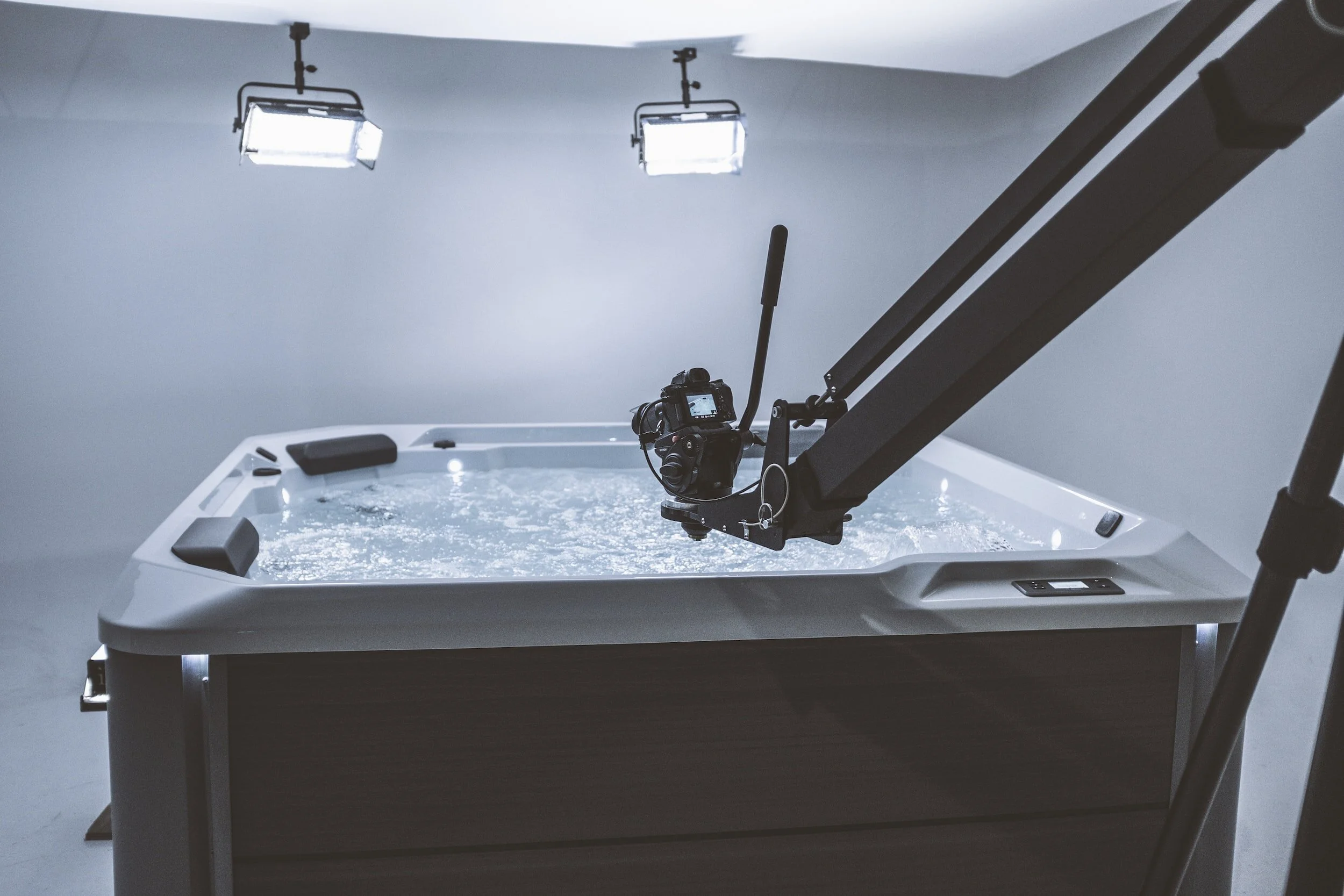 A jib is a great way to add large motions and interesting shots to a production