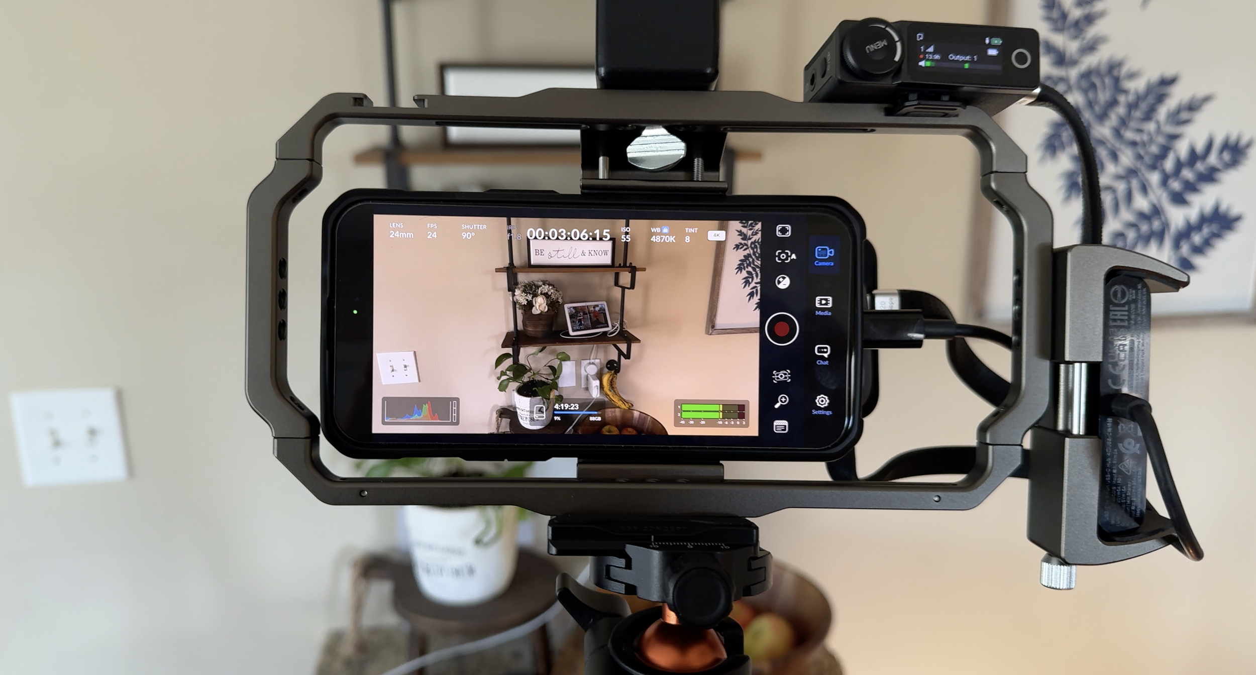Professional video is possible with you phone, if you have the right setup.