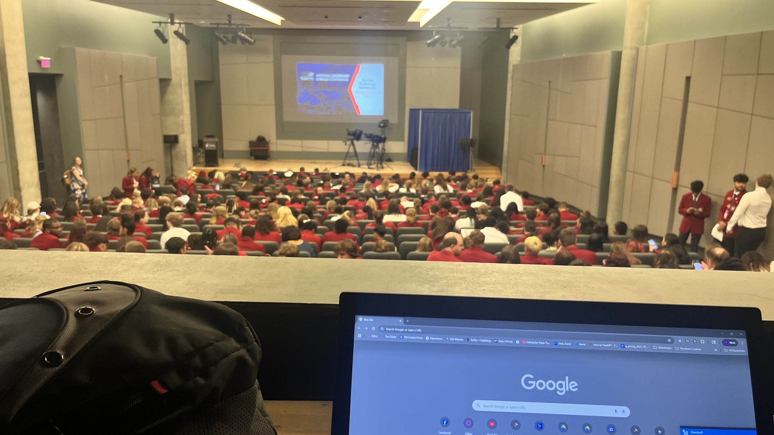 A crow’s nest view of orientation at the 2025 SkillsUSA NLSC.