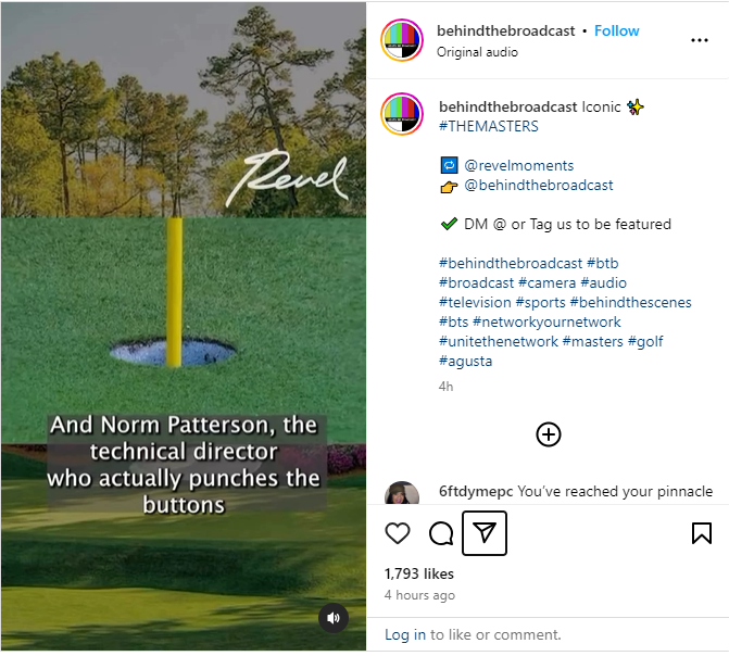 Click the image to watch in Instagram.