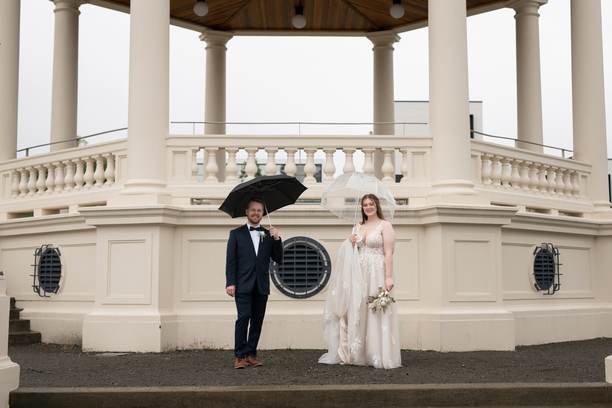 T &amp; C on their wedding day over the weekend! ⭐⭐Congrats guys!! ⭐⭐ A bit wet but a wonderful day with lots of love and laughs!