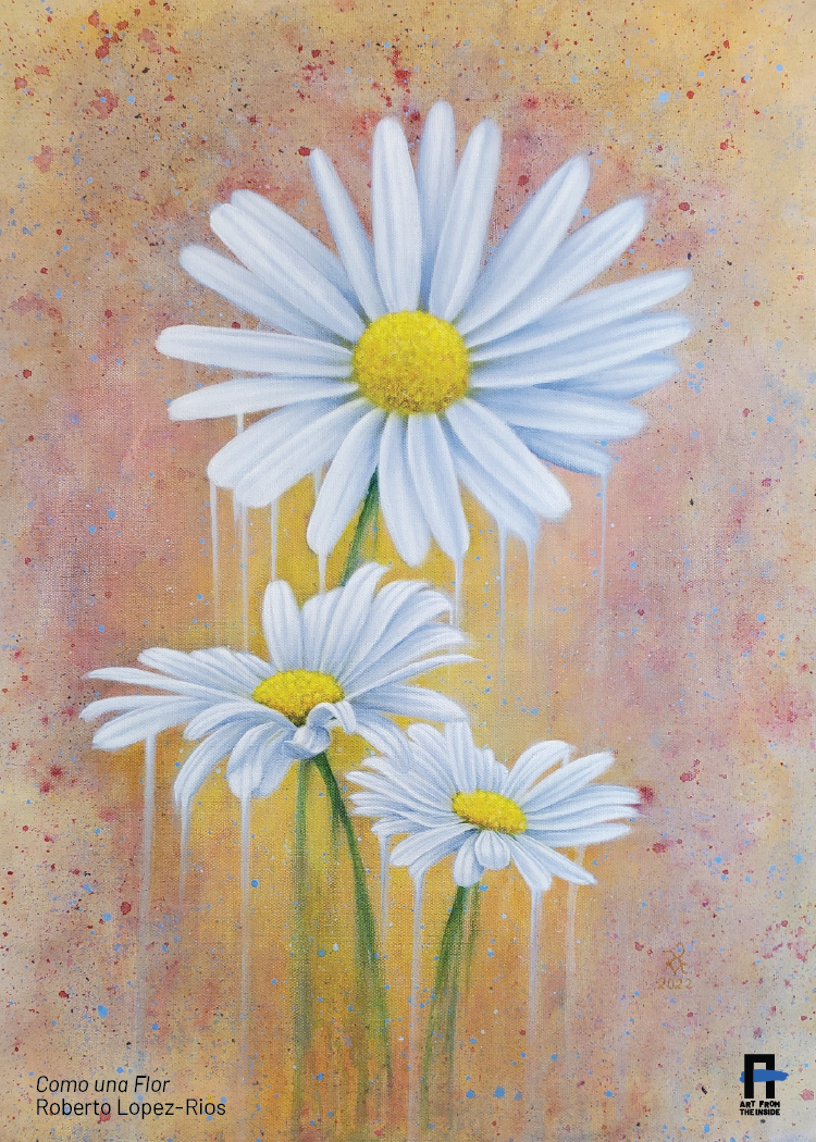 Como uno Flor by Robert Lopez Rios Magnet