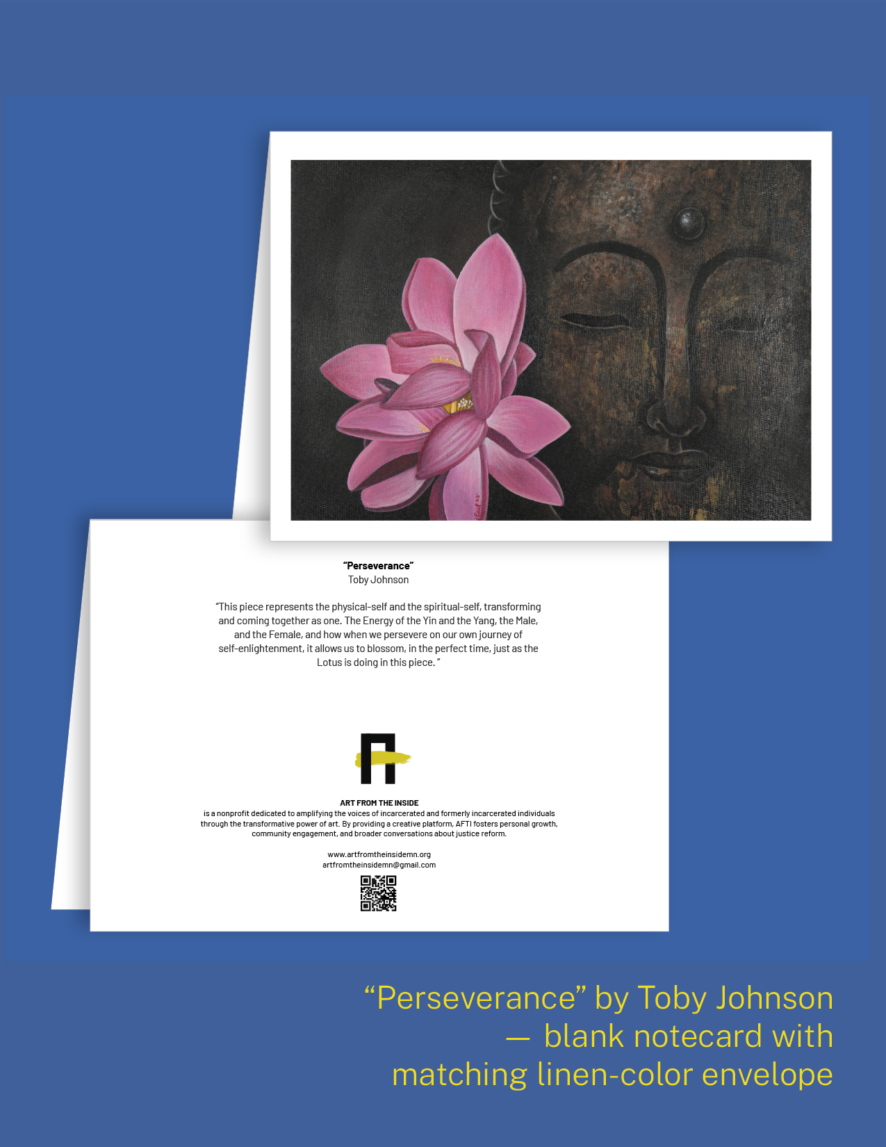 Perseverance Notecard by Toby Johnson