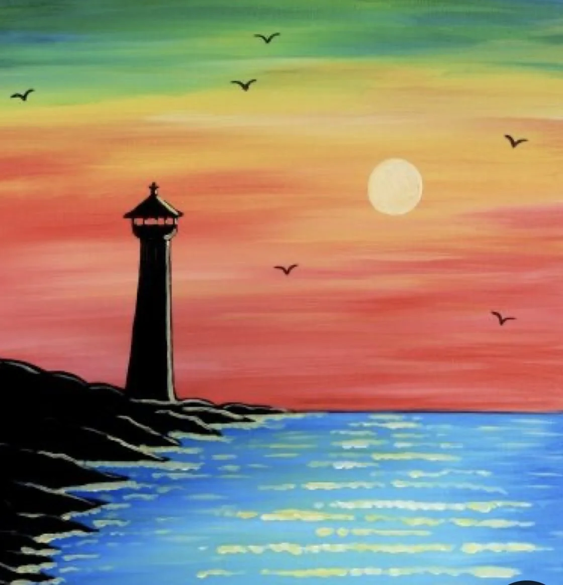 Lighthouse Demo Painting