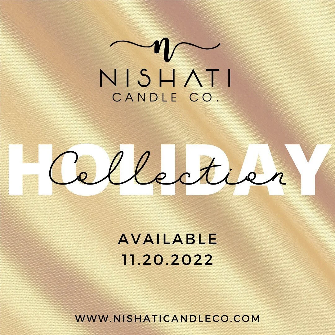 It&rsquo;s officially that time of the year! ✨ Nishati Candle Co. will be releasing the Holiday Collection this SUNDAY! 

#holidaycollection #candles #candlecollection #nishaticandles #giftsets #holidayseason