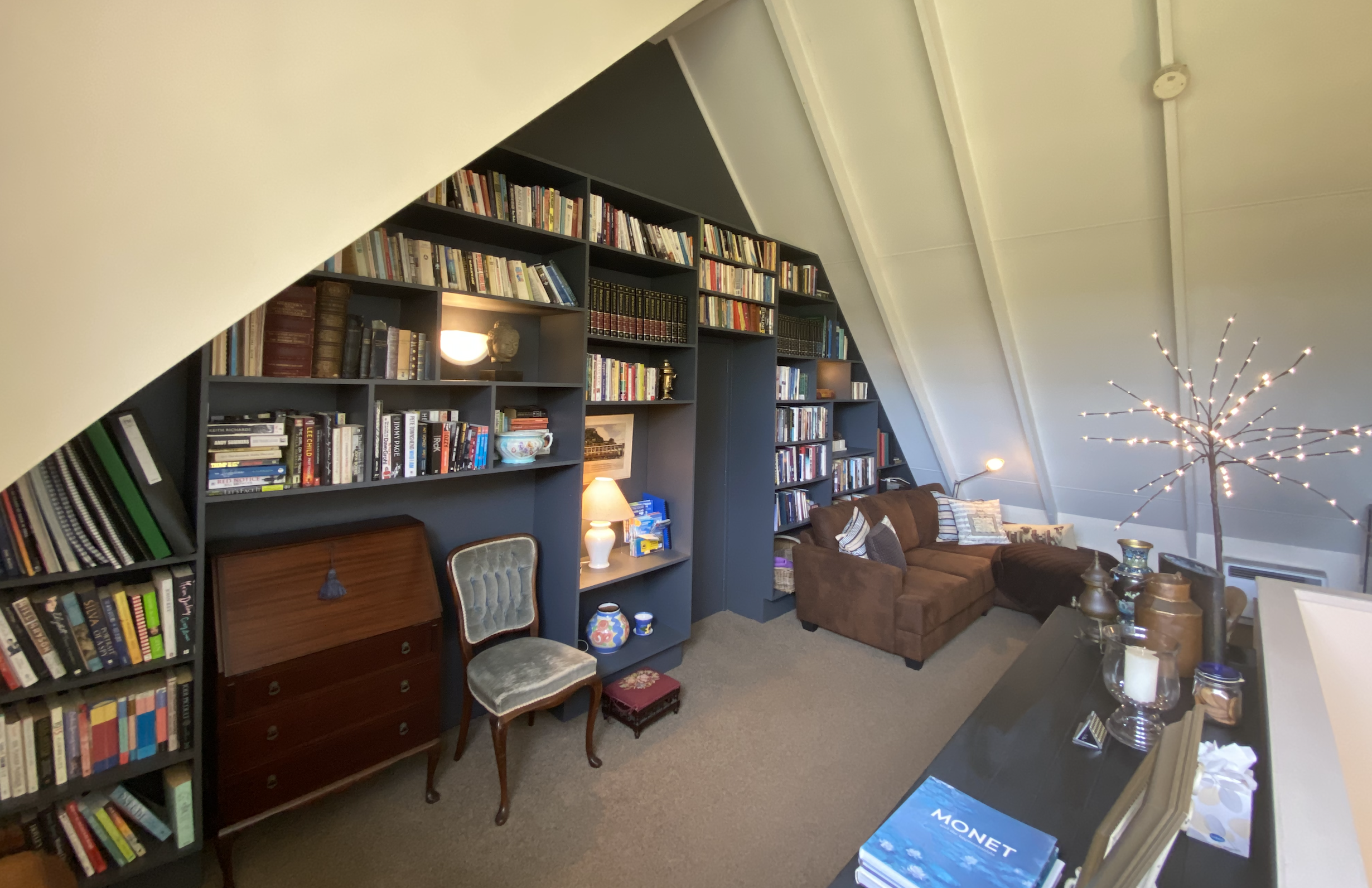 Upstairs private lounge