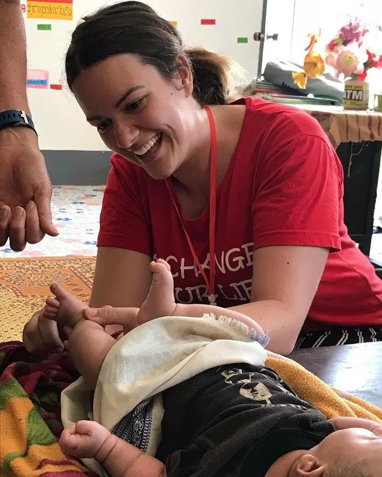 nursing student in hospital paediatric ward while on clinical placement in laos.jpg