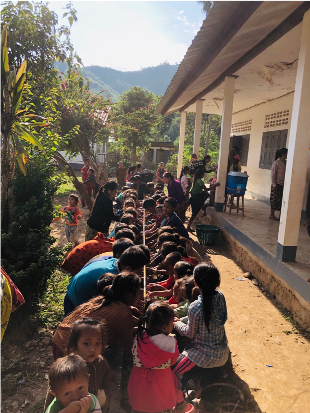 children and adults taught importance of hand washing while on clinical placement in laos.png