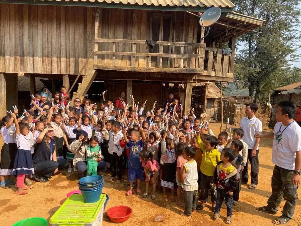 student nurses conduct oral hygiene education in laos.jpeg