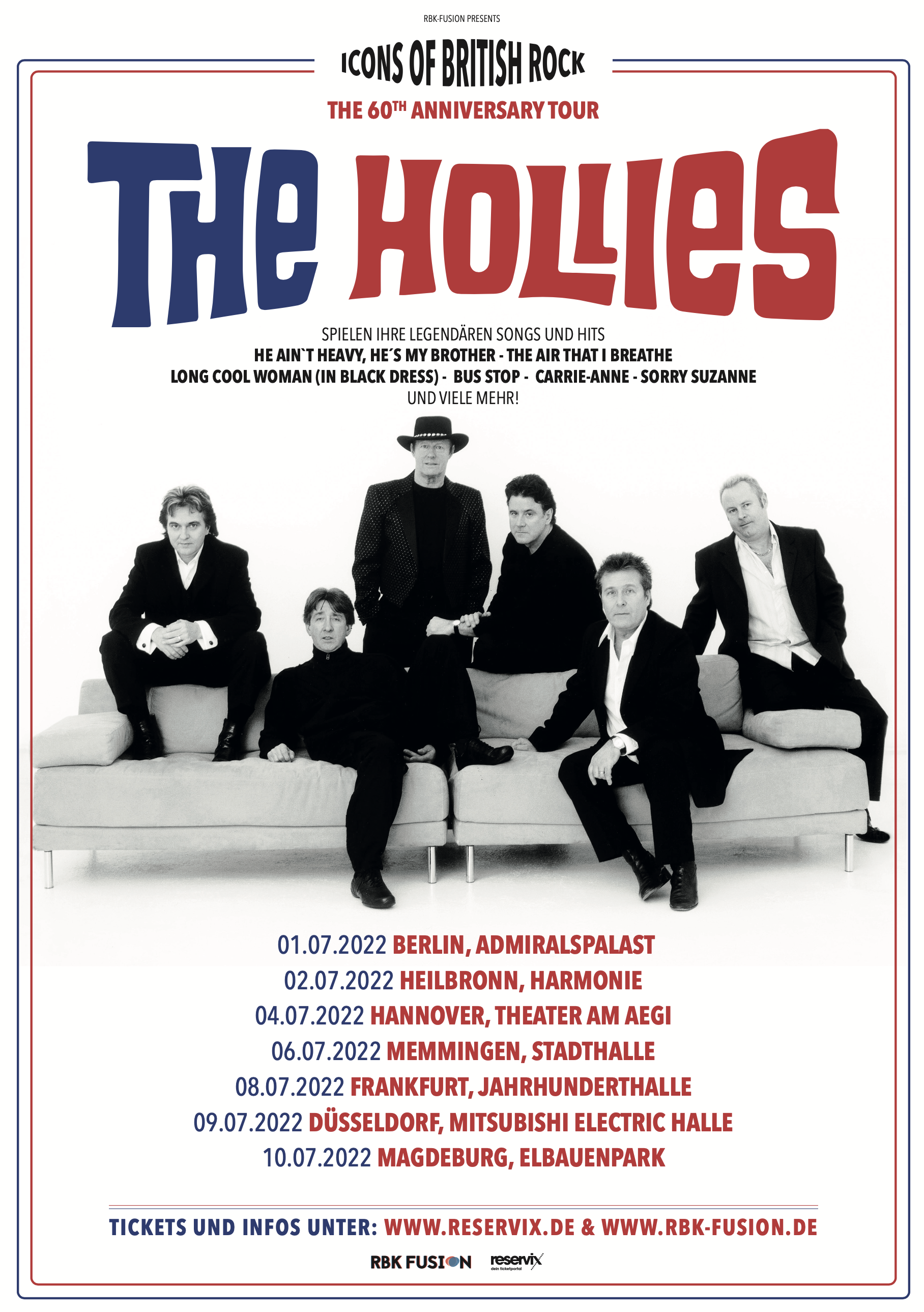 the hollies tour 2023 deutschland