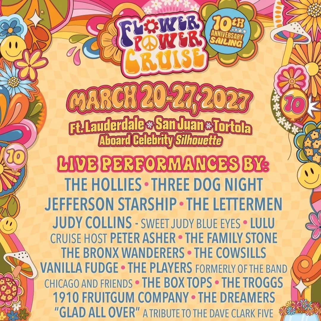 The Hollies Are Back! Flower Power Cruise 2027 Show Announced