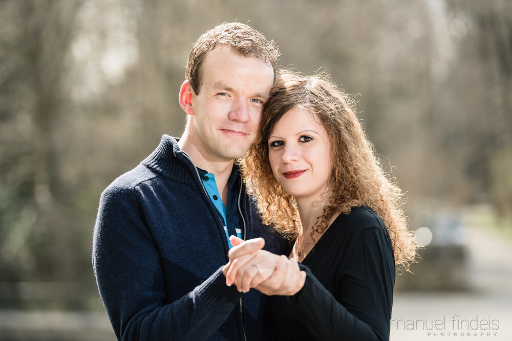 Verlobungsshooting Schloss Nymphenburg in München, Evelyn und D