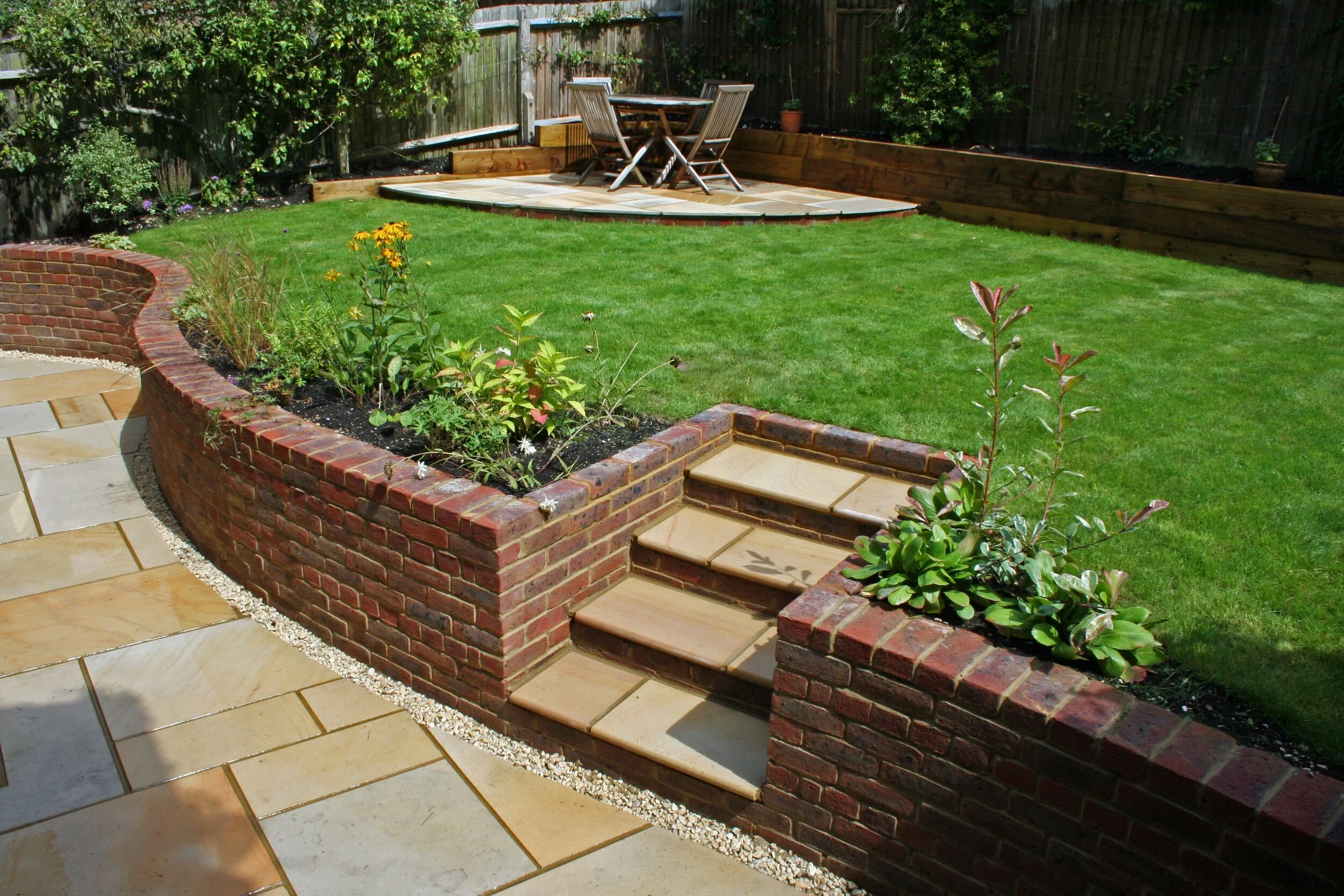 AFTER: The finished garden