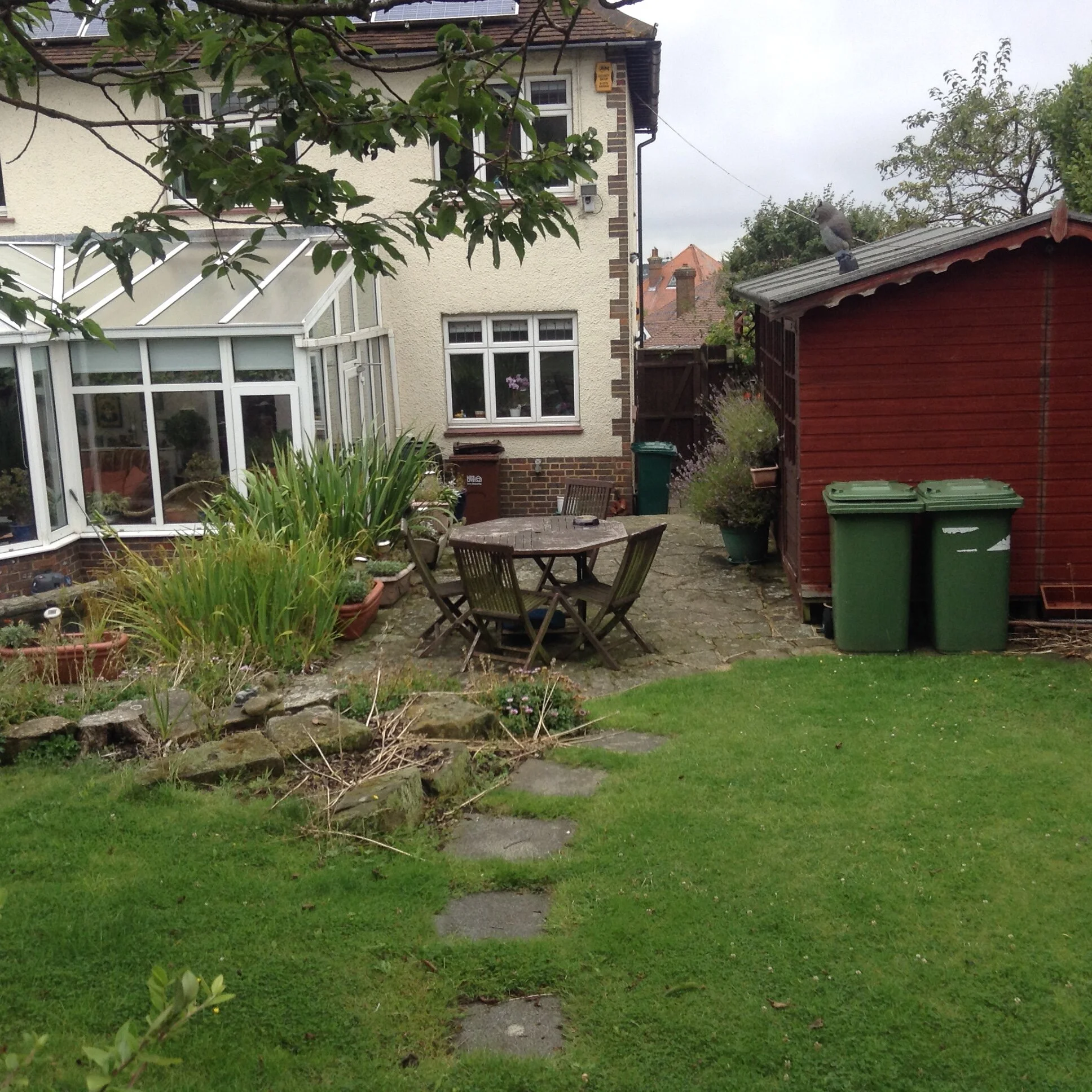 BEFORE: View to the house