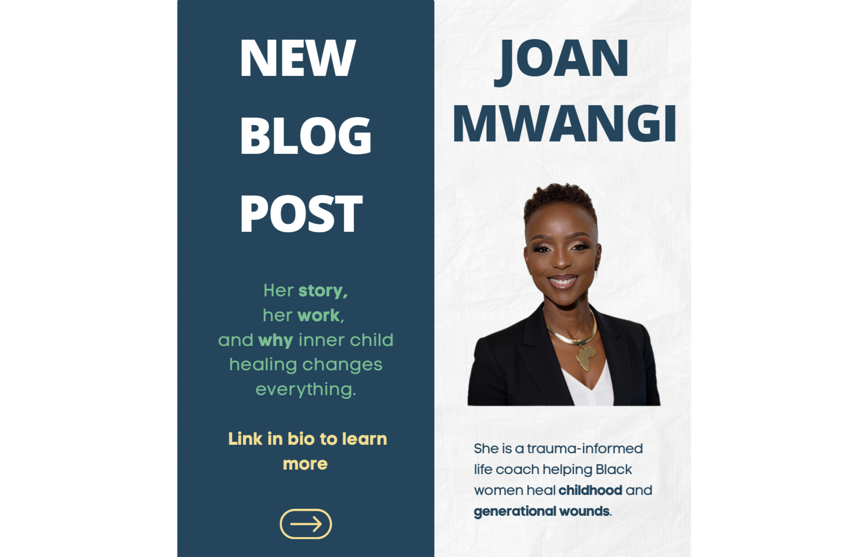 Meet Joan Mwangi, A Trauma Informed Life-Coach! 