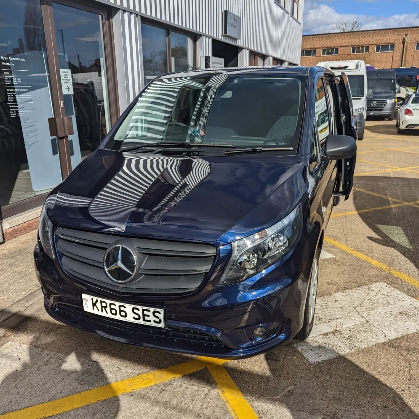 After a long wait our new crew van finally arrived ! #mercedesvito #sestechnologiesuk